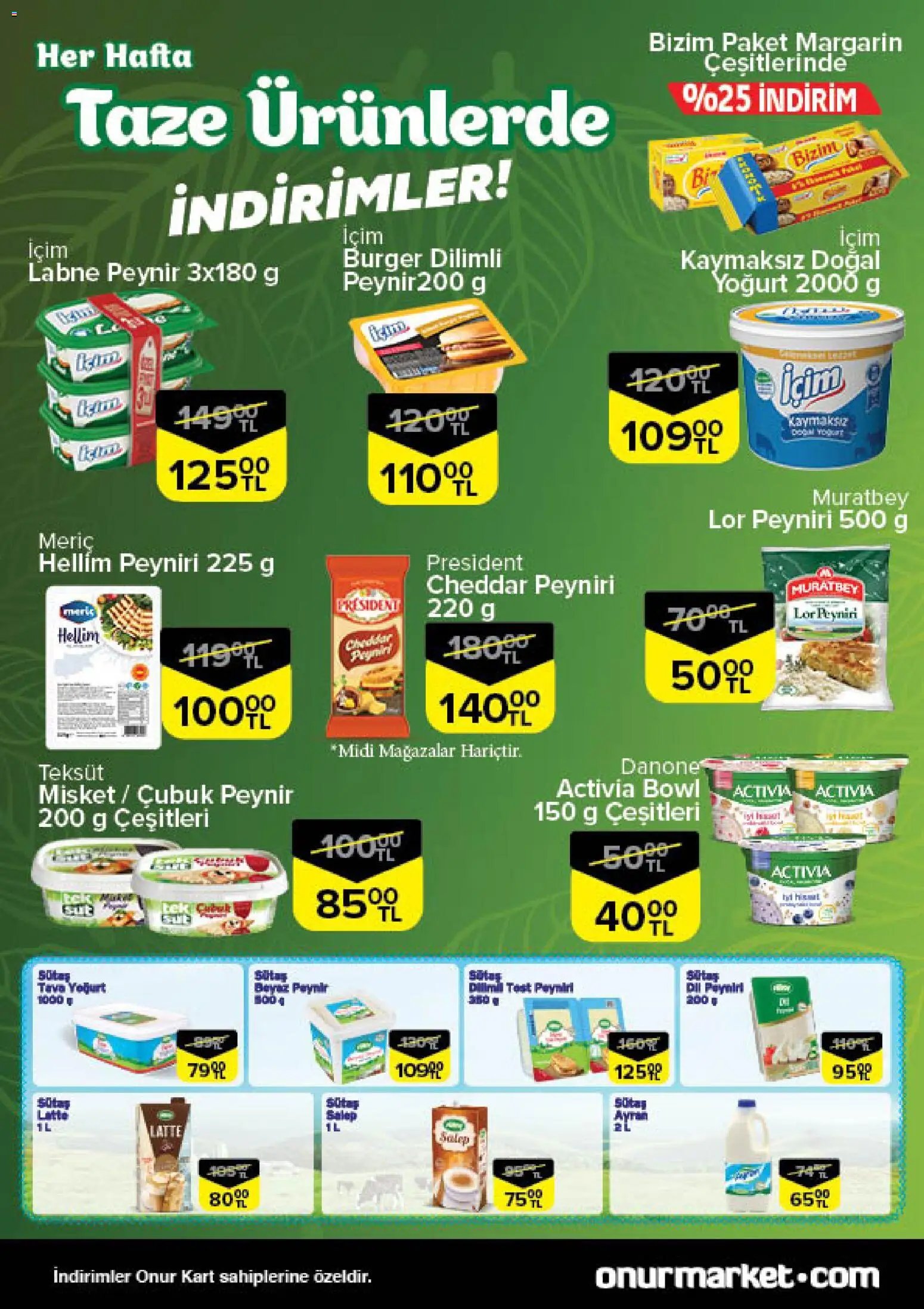 Onur Market Taze Ürünlerde İndirimler - İstanbul