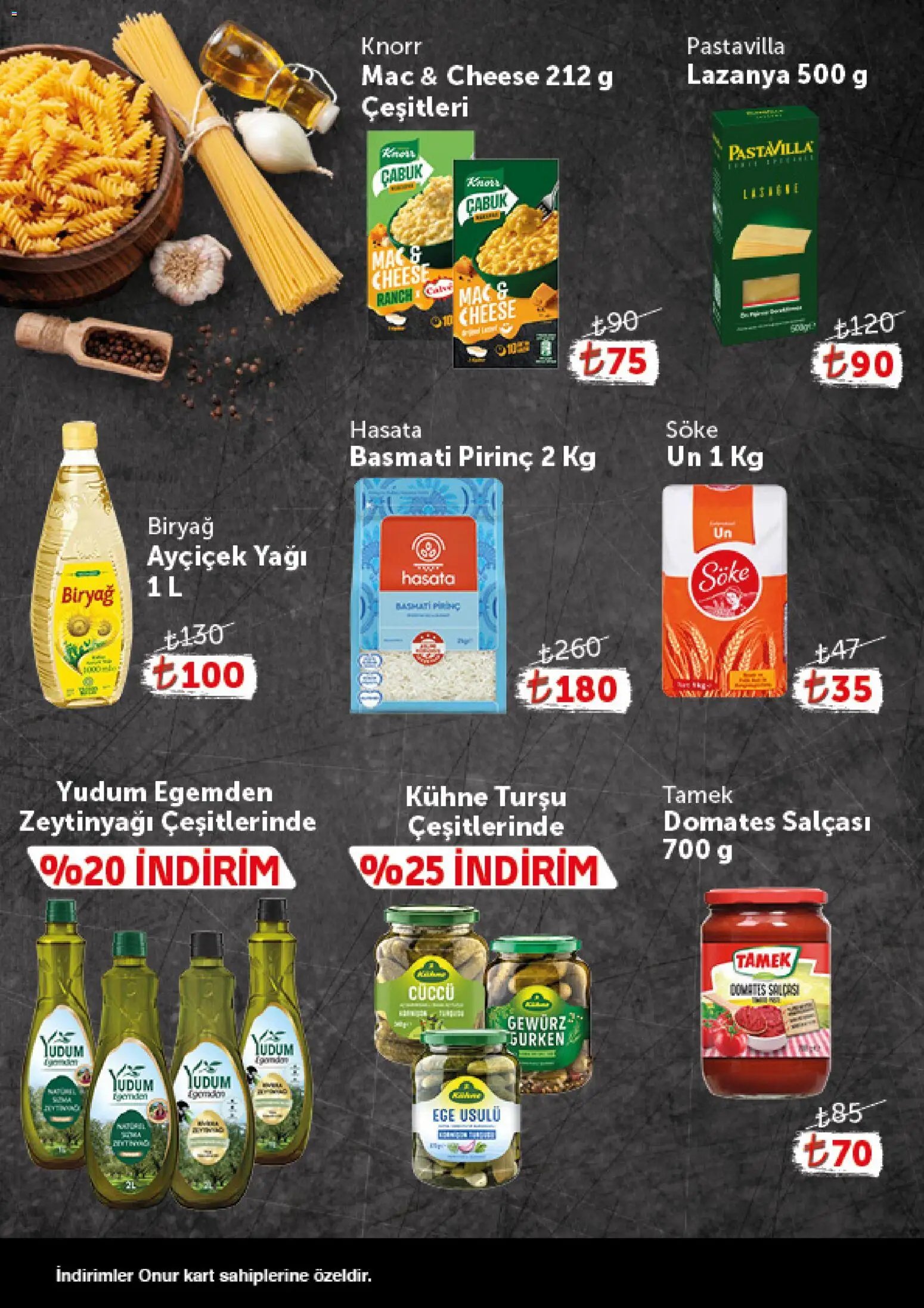 Onur Market - Katalog Gurme