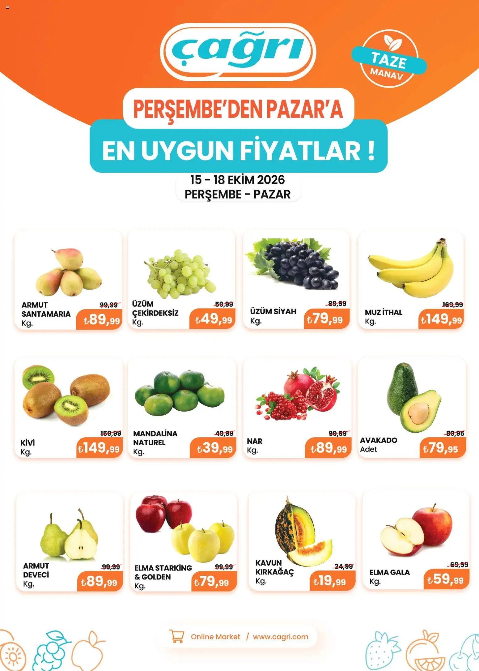 Çağrı Market - Manav Katalog