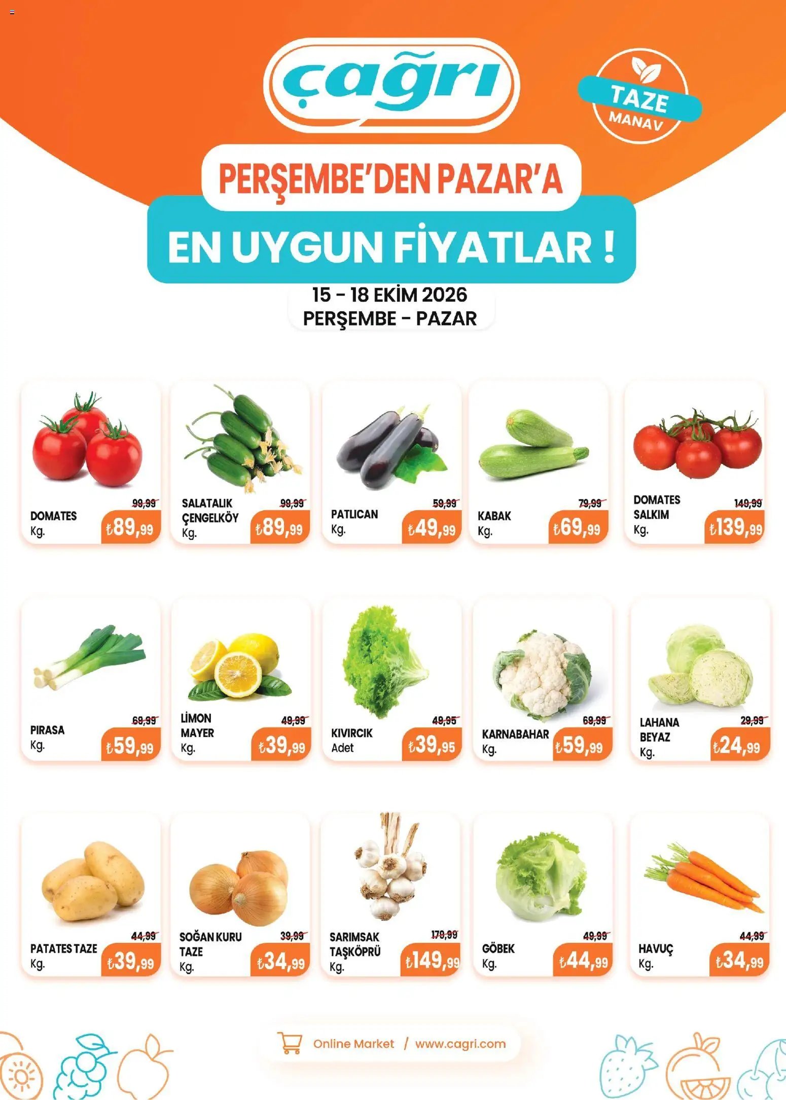 Çağrı Market - Manav Katalog