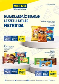 Metro - Damaklarda İz Bırakan Lezzetli Tatlar Metro'da