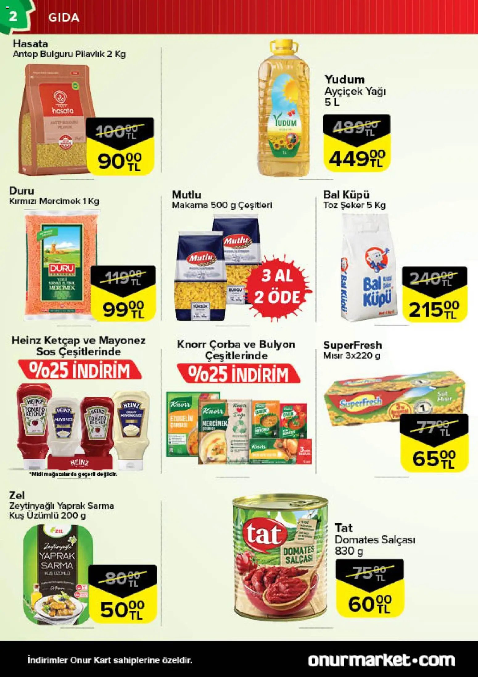 Onur Market Katalog - İstanbul