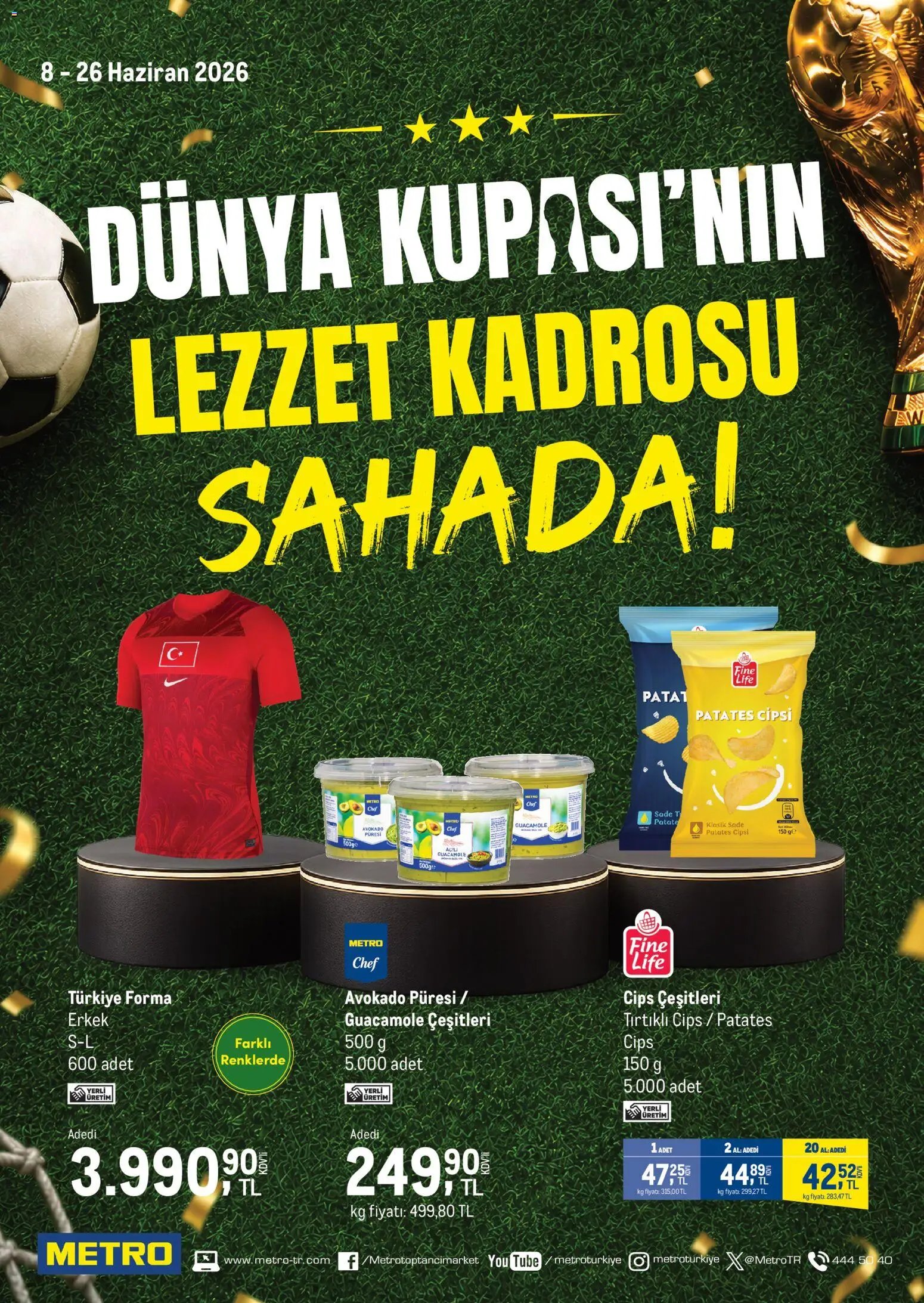 Metro - Dünya Kupası’nın Lezzet Kadrosu Sahada