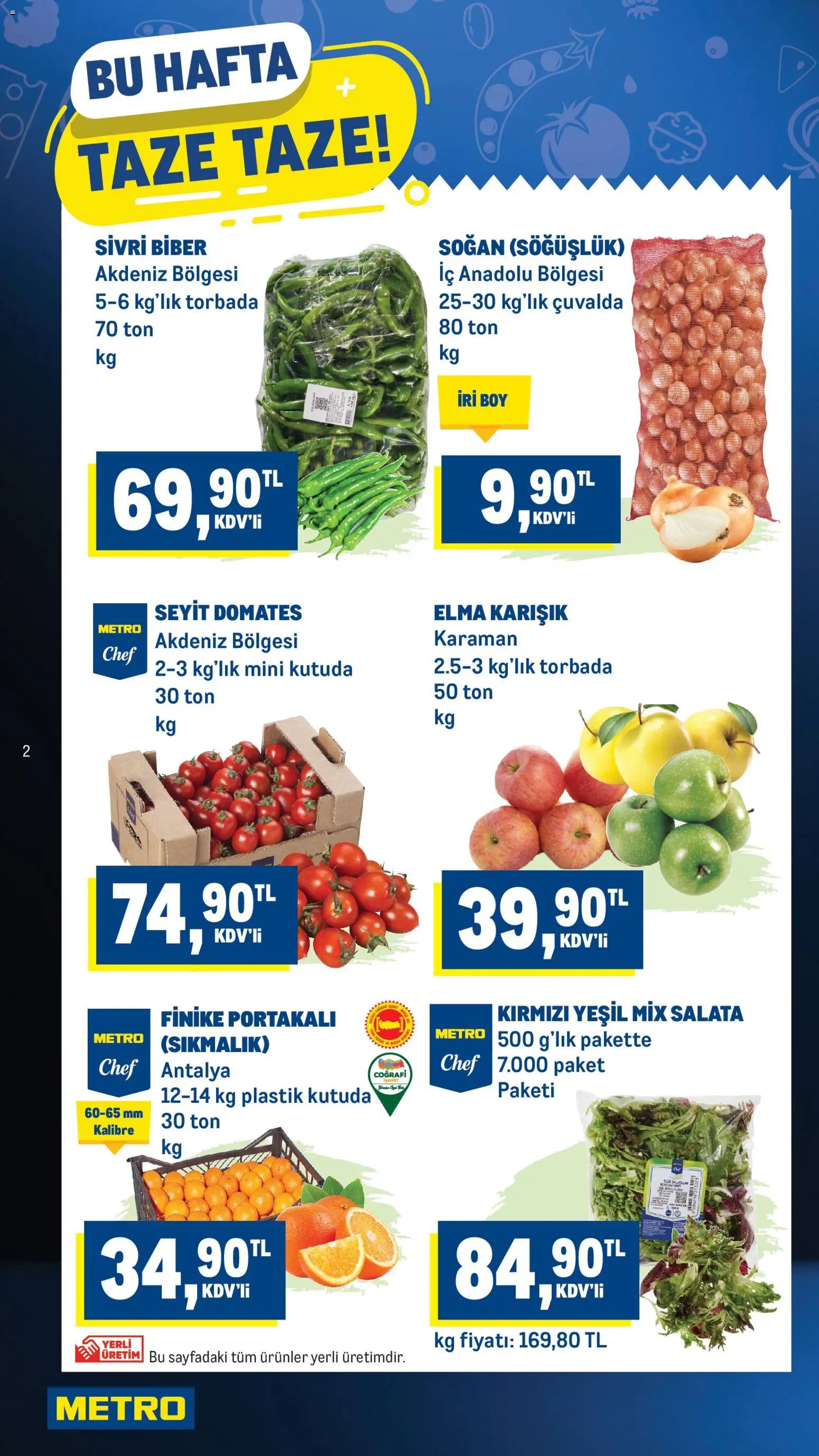 Metro - Taze Ürünler
