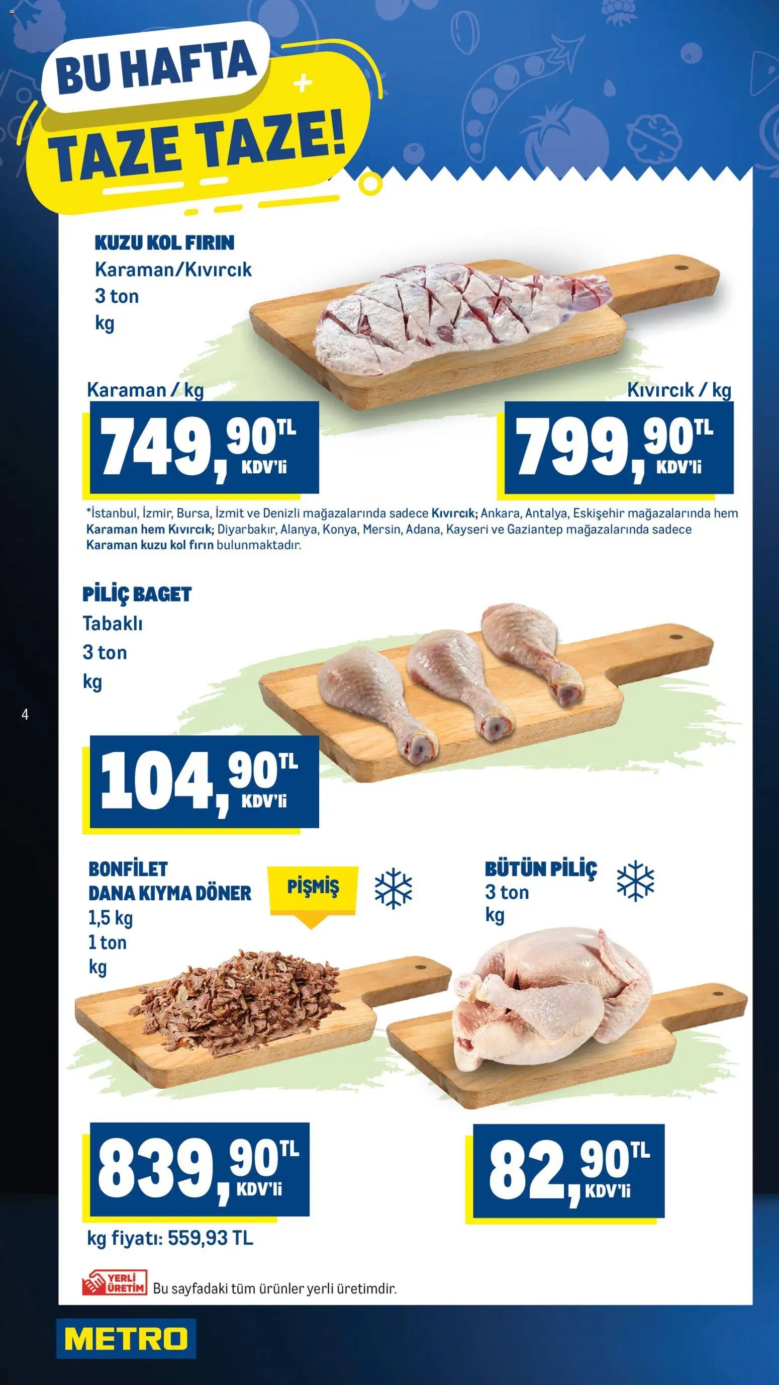 Metro - Taze Ürünler