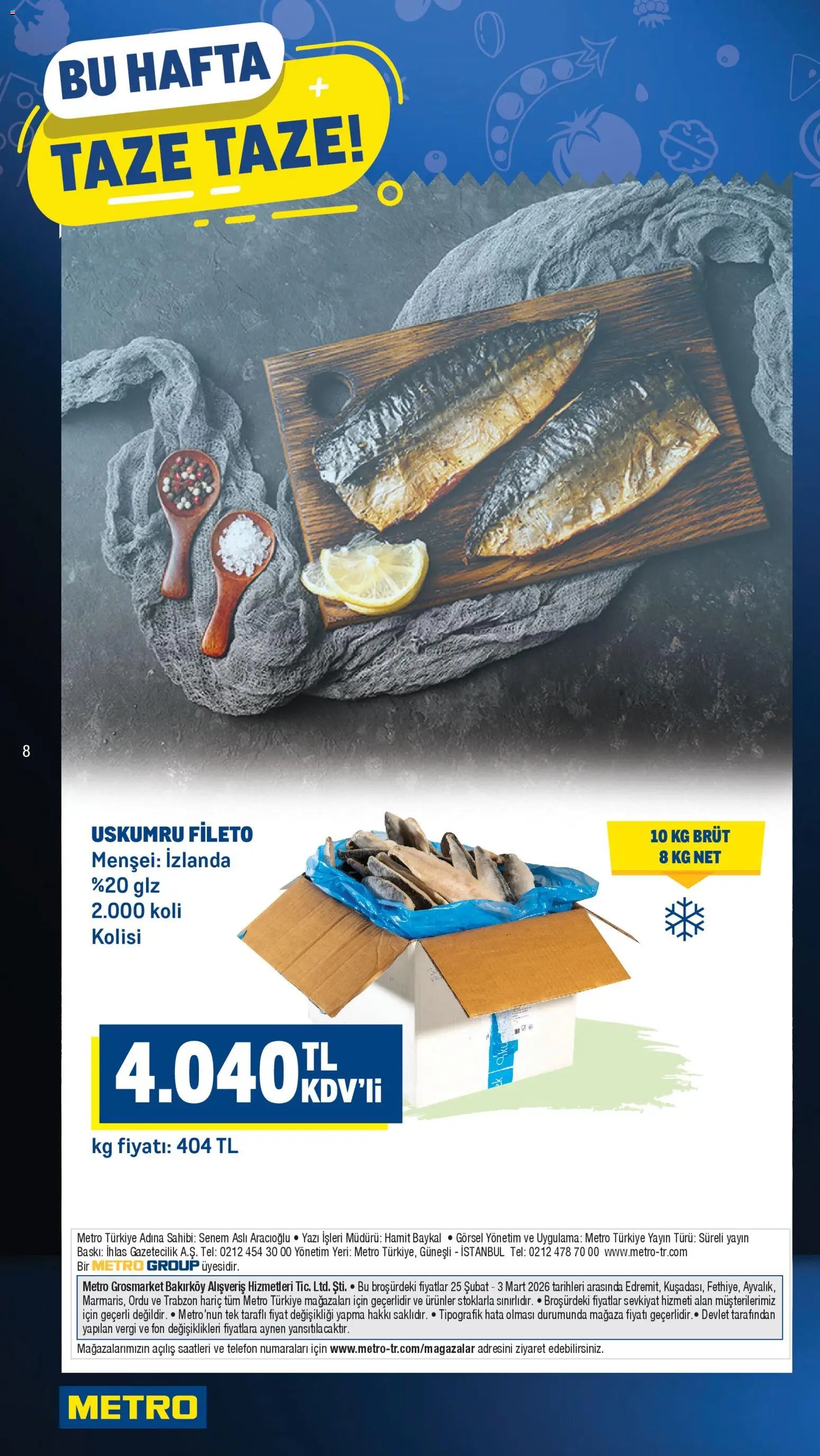 Metro - Taze Ürünler