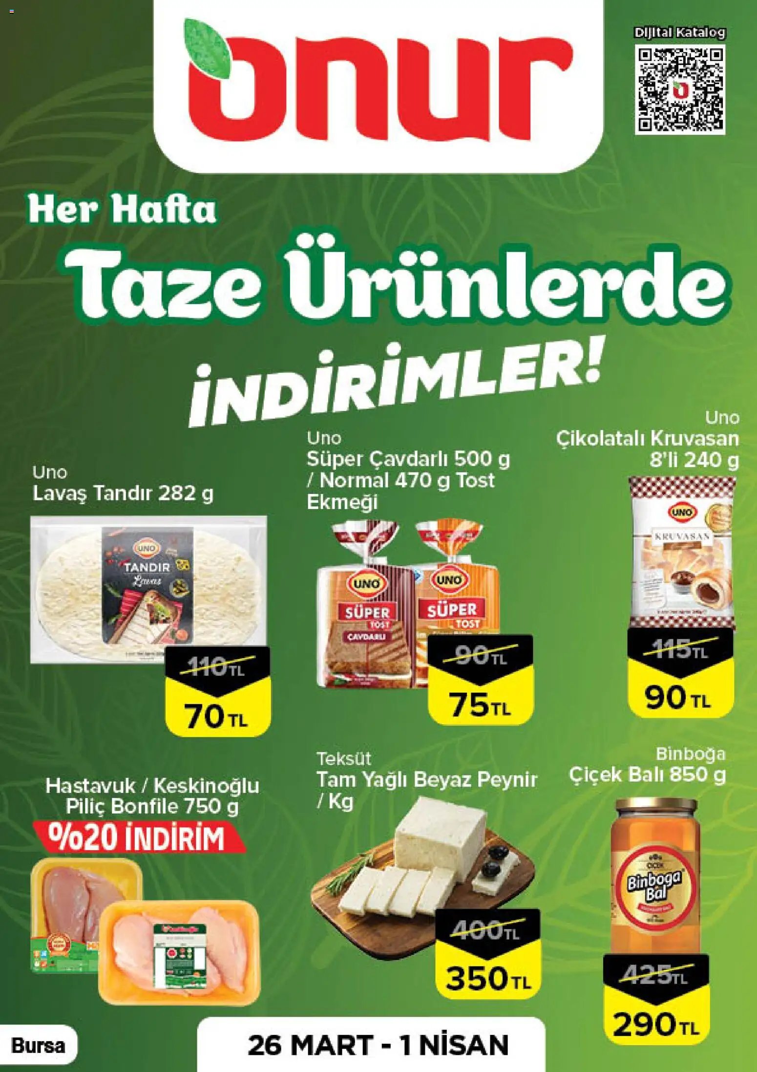 Onur Market - Taze Ürünlerde İndirimler - Bursa