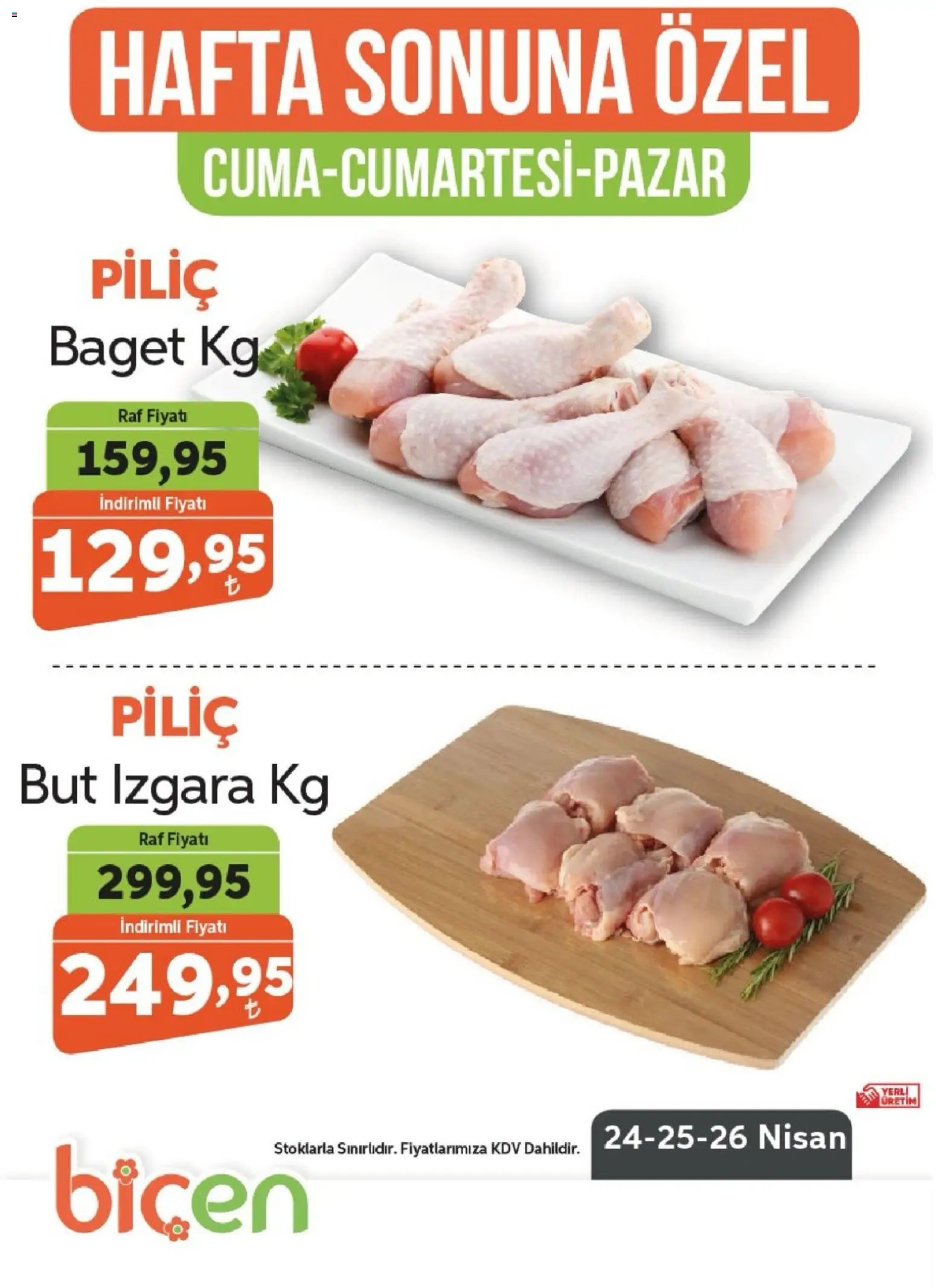 Biçen Market - Hafta Sonuna Özel - Piliç