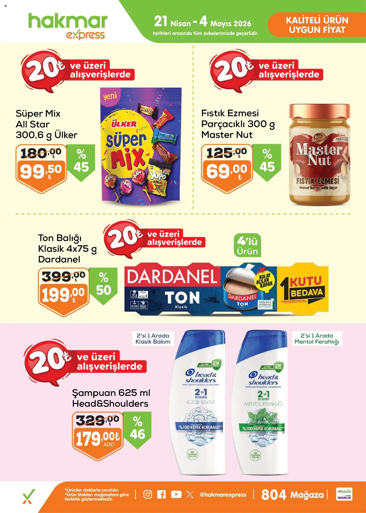Hakmar Express - Salı Aktüel Ürünler