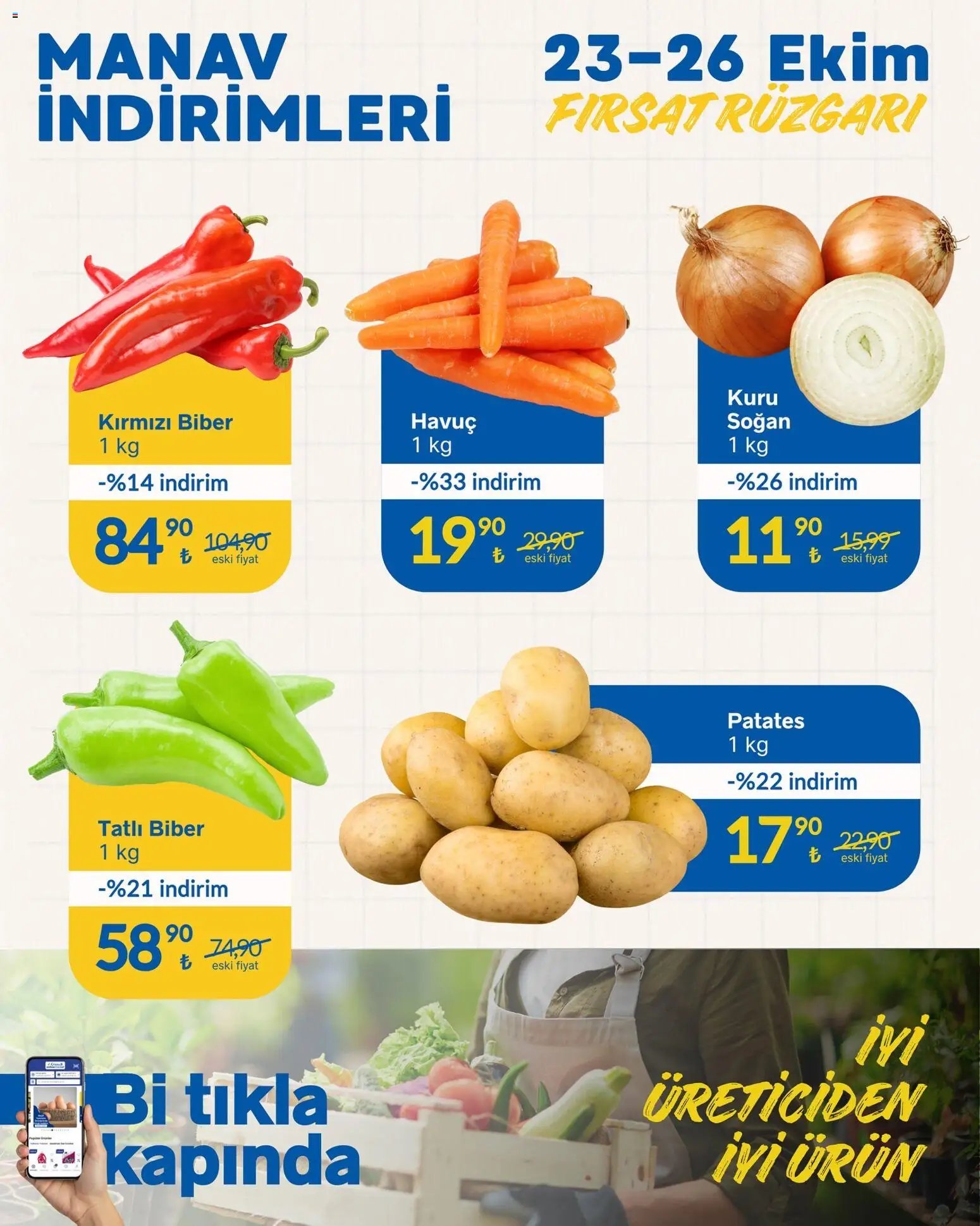 Gürmar Manav İndirimleri