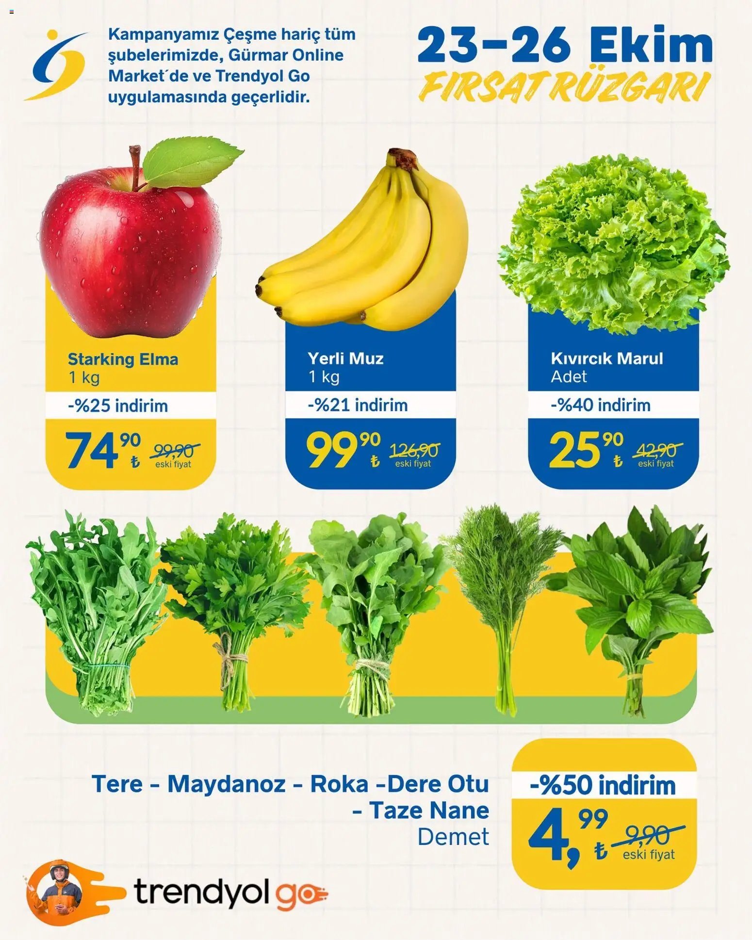 Gürmar Manav İndirimleri