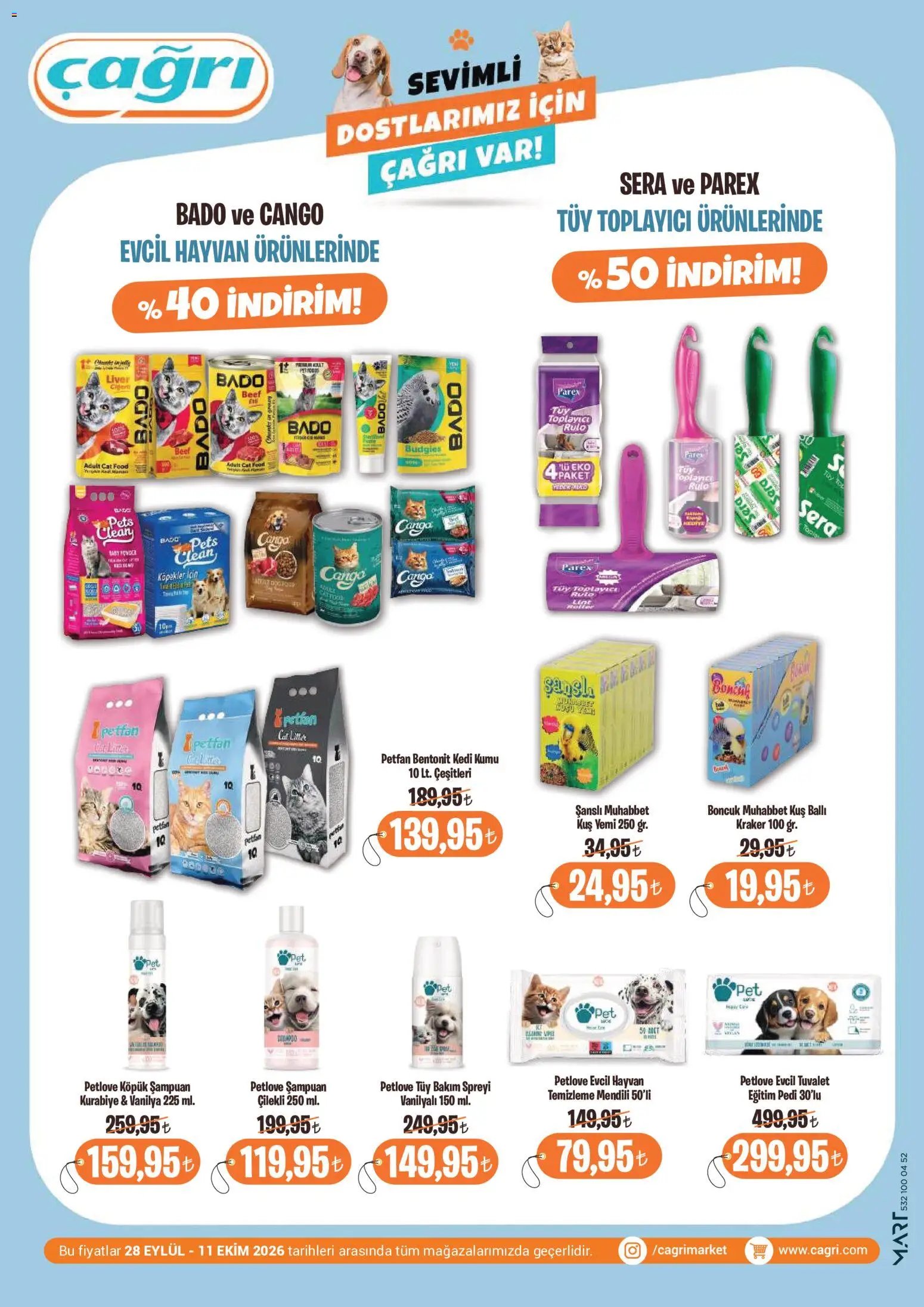 Çağrı Market - Evcil Hayvan Katalog