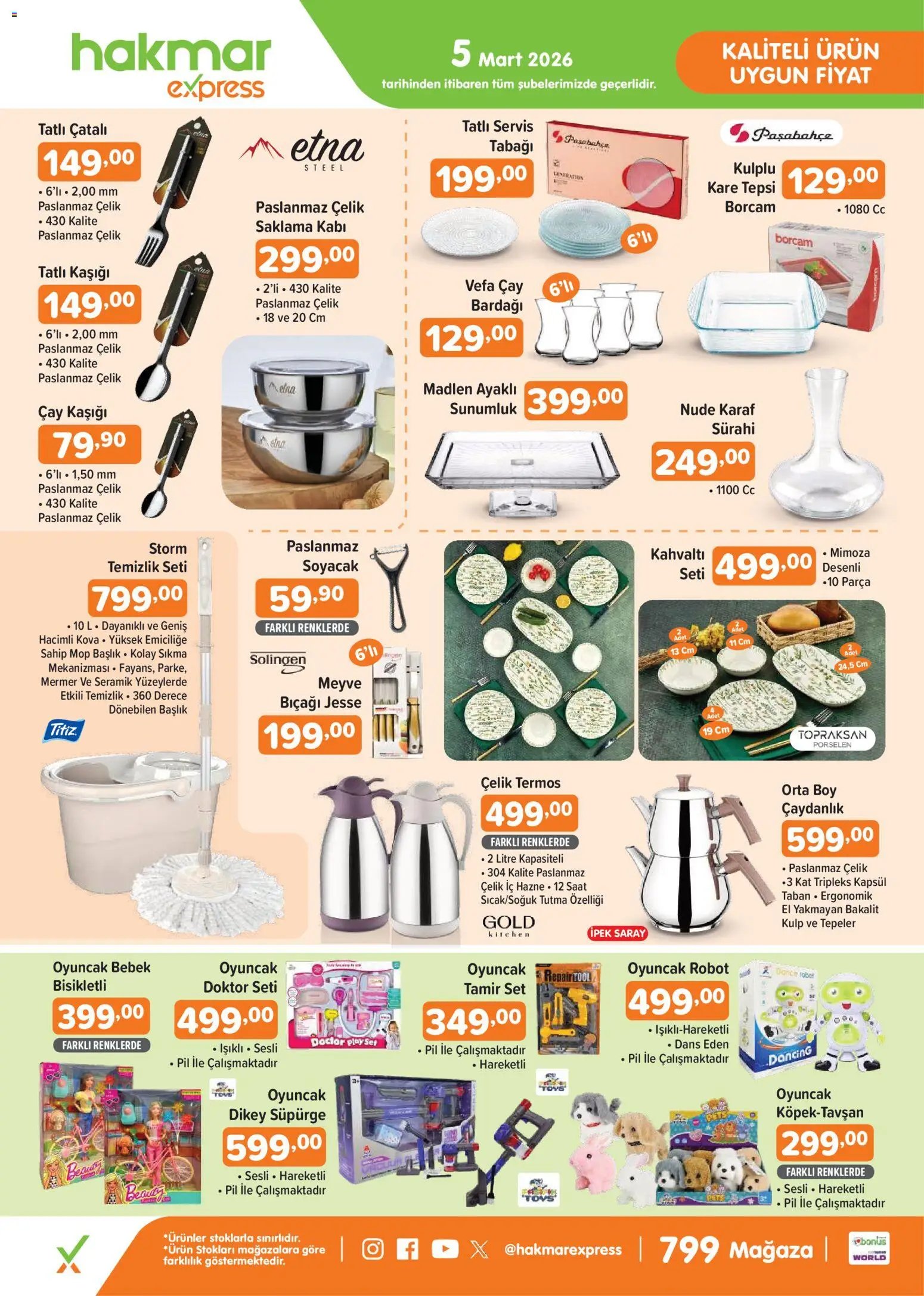 Hakmar Express Perşembe Aktüel Ürünler