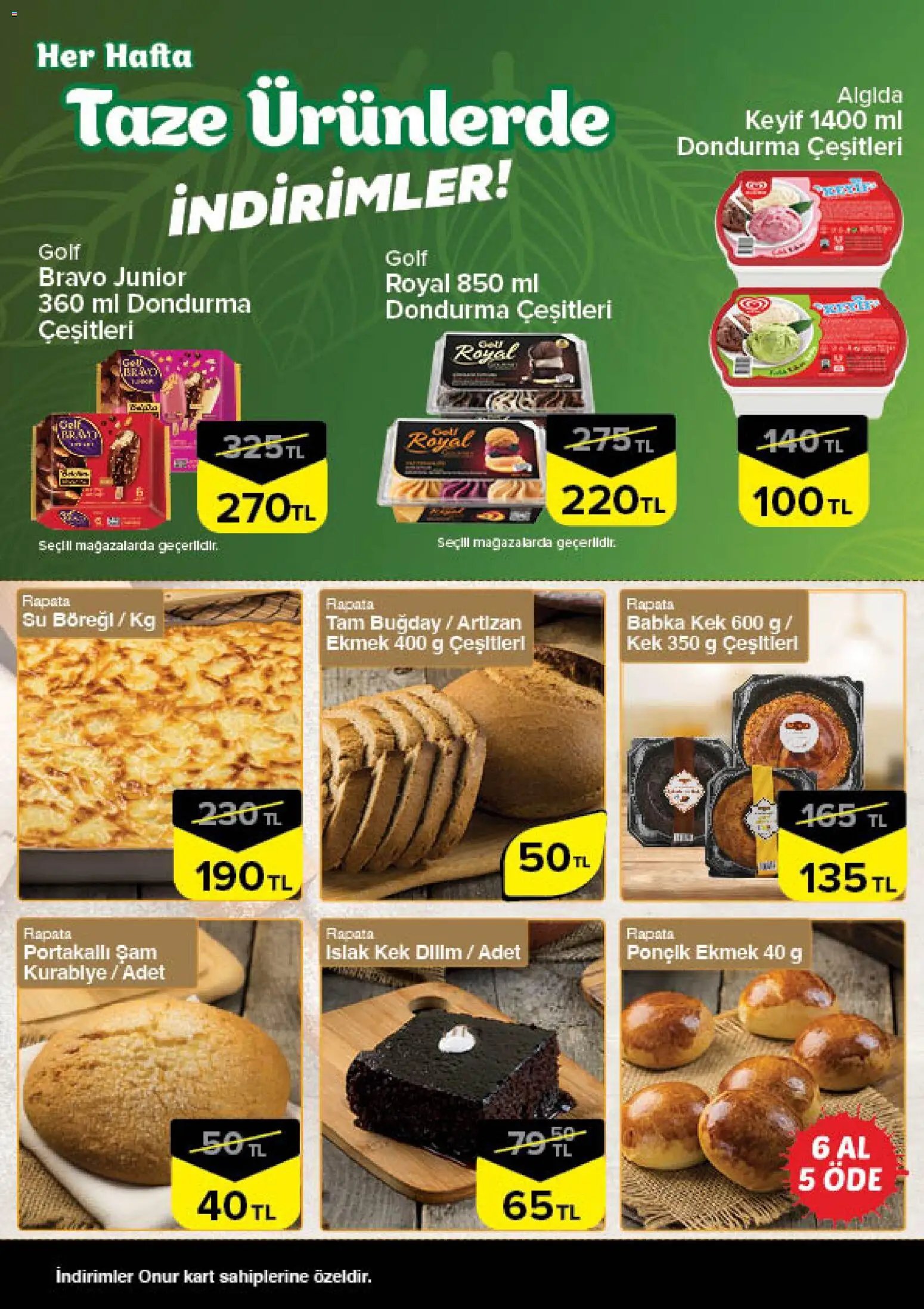 Onur Market - Taze Ürünlerde İndirimler