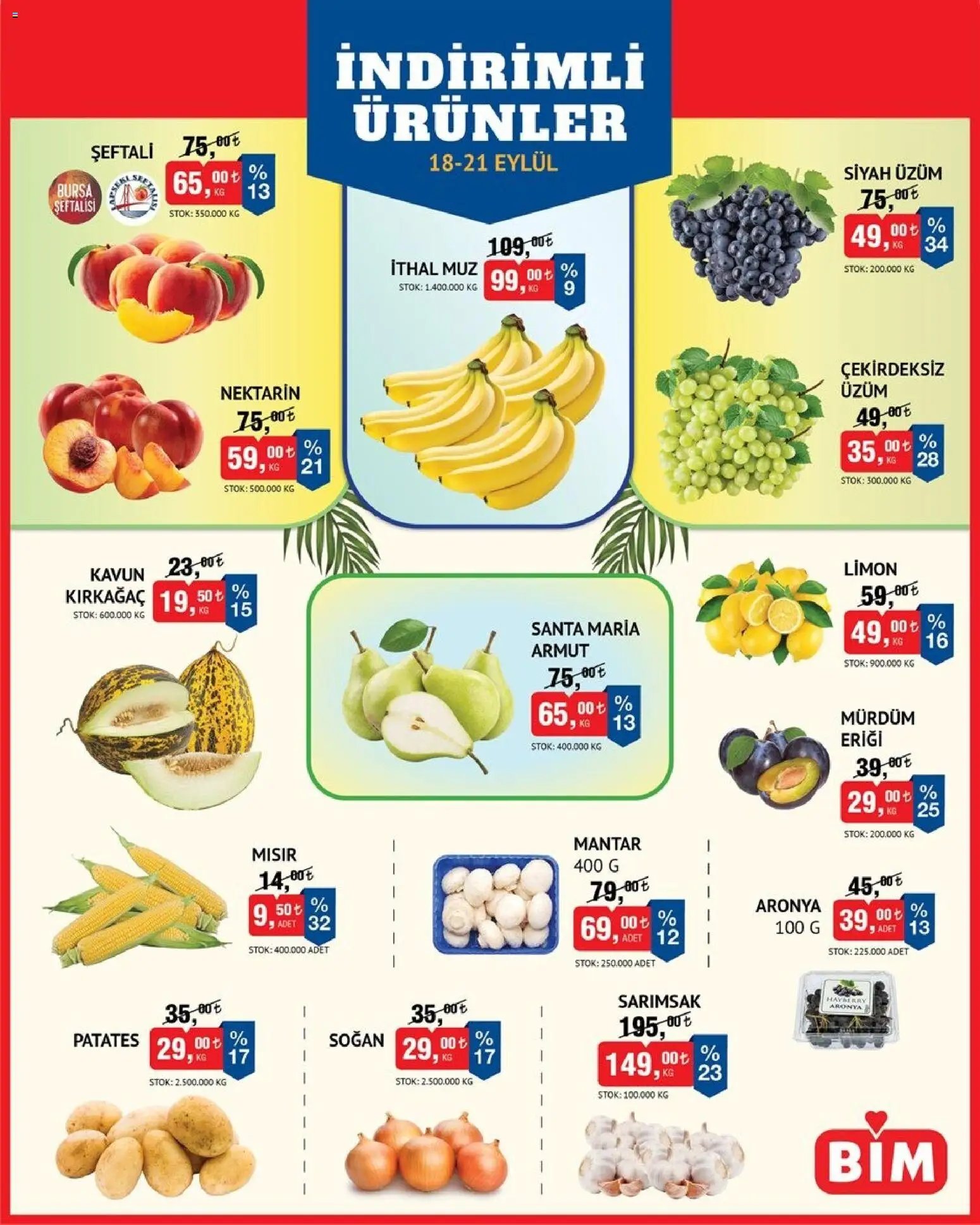 BİM - Meyve Sebze