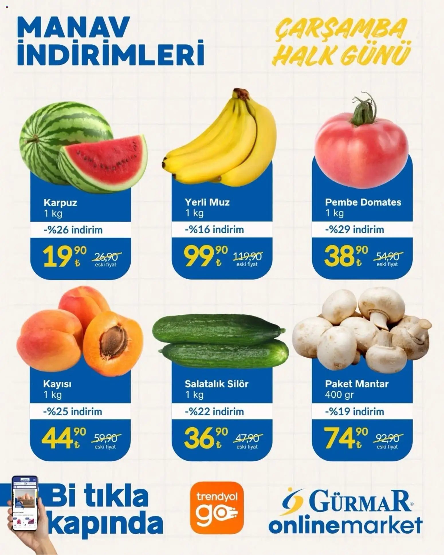 Gürmar - Manav İndirimleri