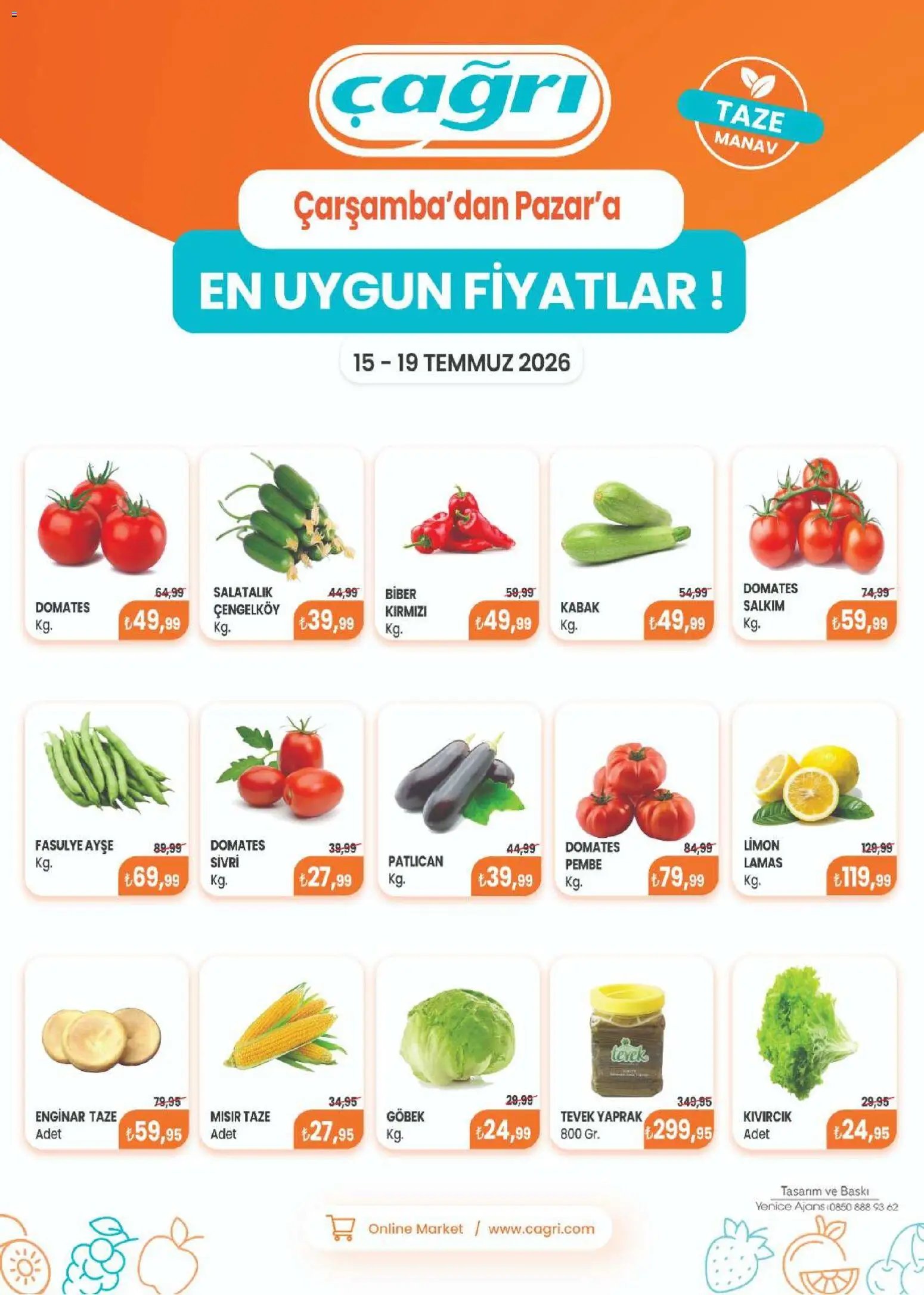 Çağrı Market - Manav Katalog