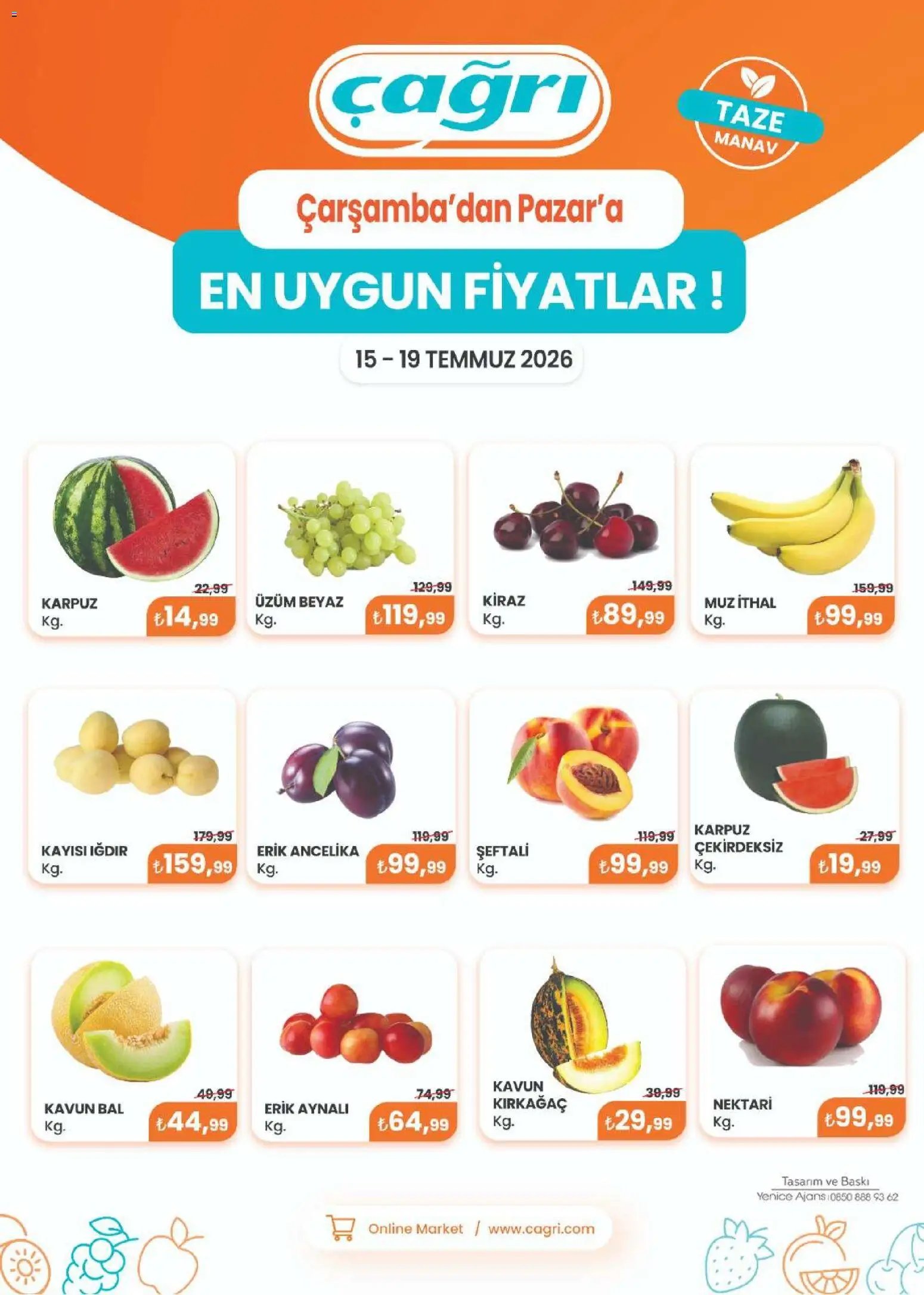 Çağrı Market - Manav Katalog
