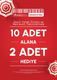 Karaca Home 10 Adet Alana 2 Adet Hediye