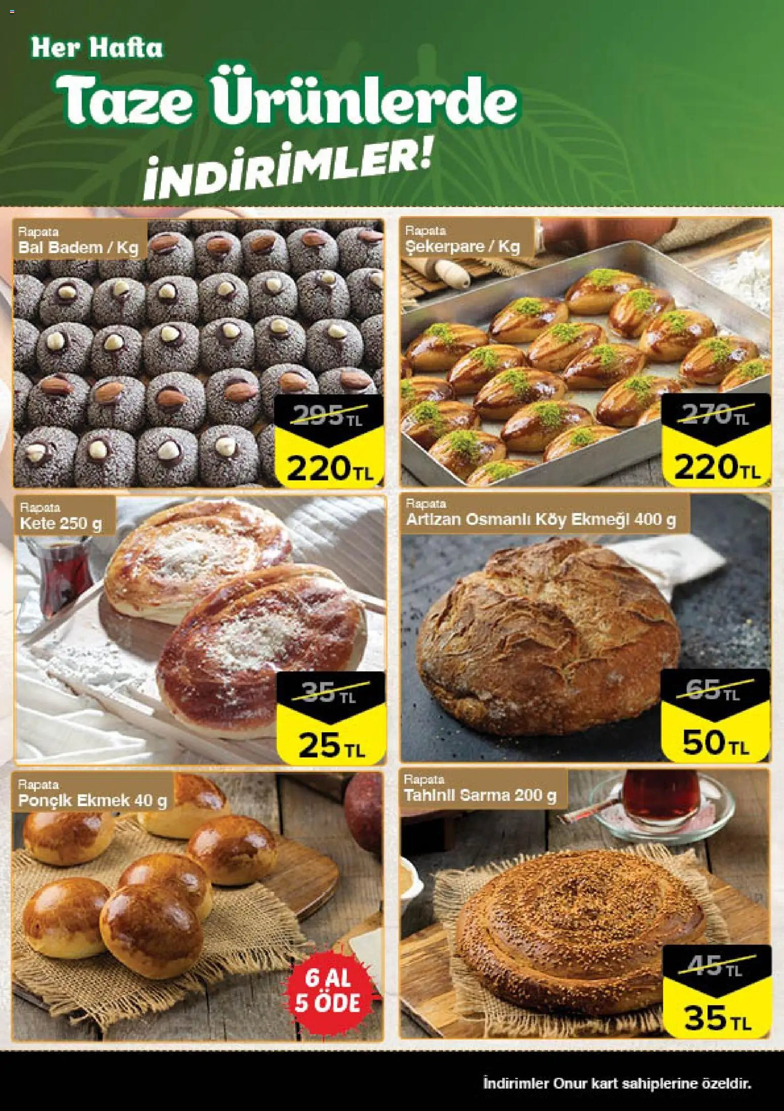 Onur Market - Taze Ürünlerde İndirimler - İstanbul & Trakya