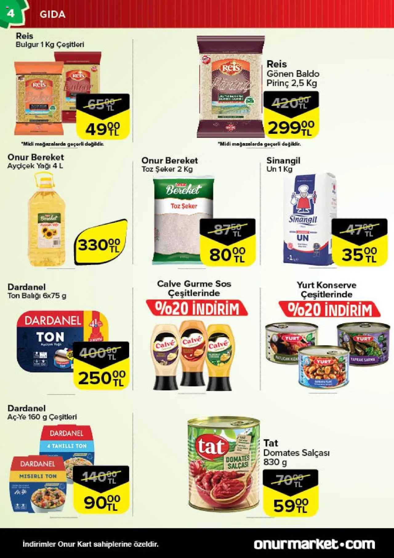 Onur Market Katalog - İstanbul