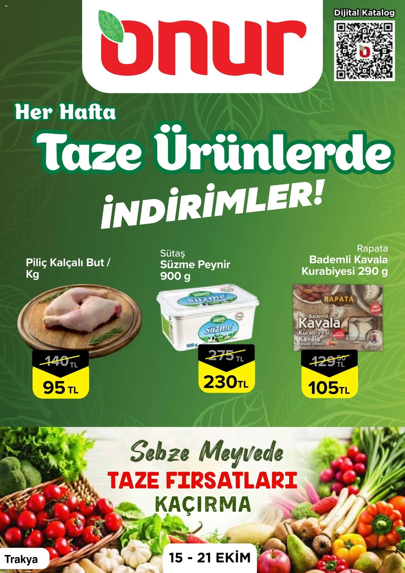 Onur Market - Taze Ürünlerde İndirimler Trakya