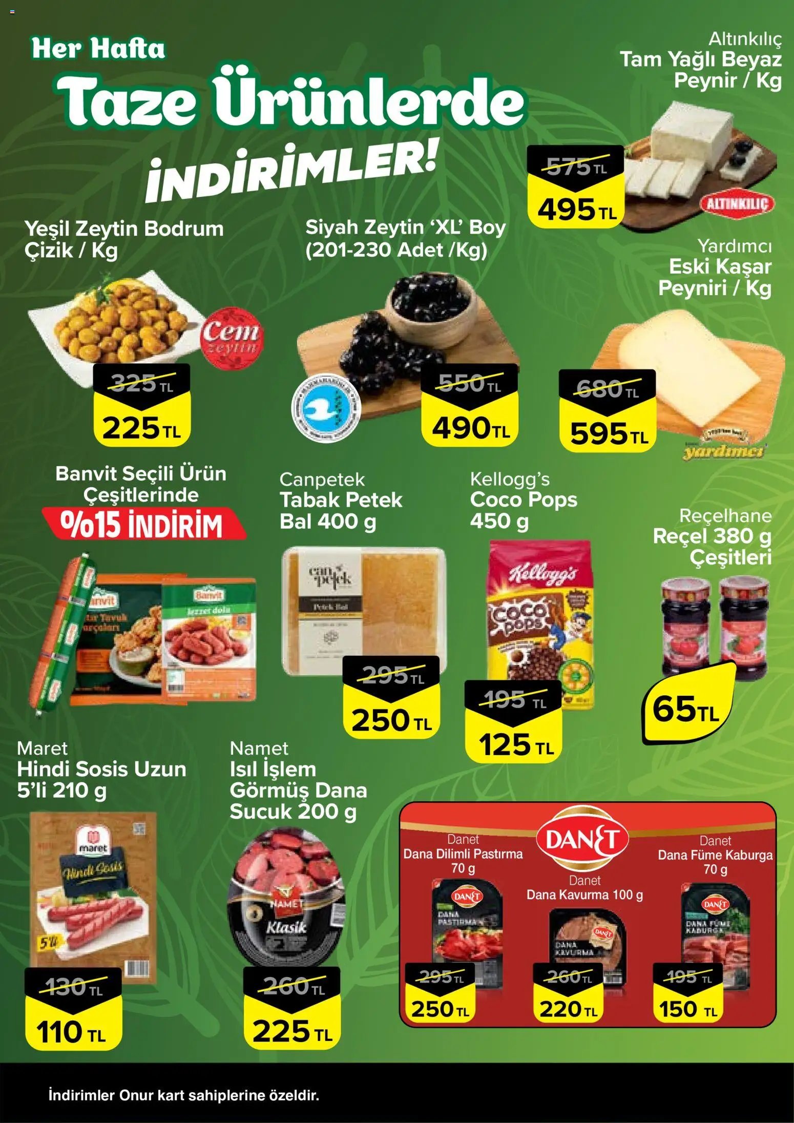 Onur Market - Taze Ürünlerde İndirimler Trakya