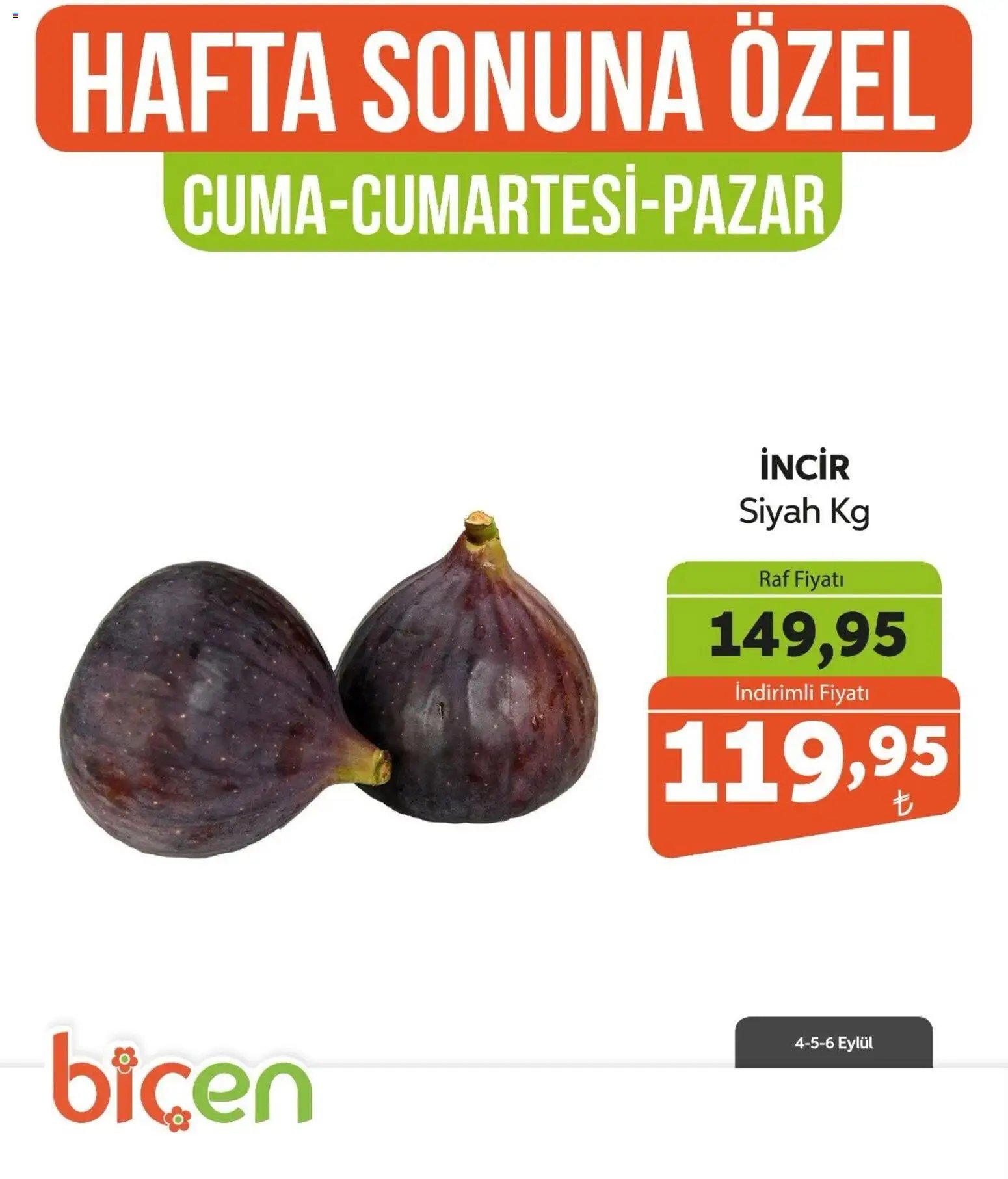 Biçen Market - Hafta Sonuna Özel - Meyve İndirimi