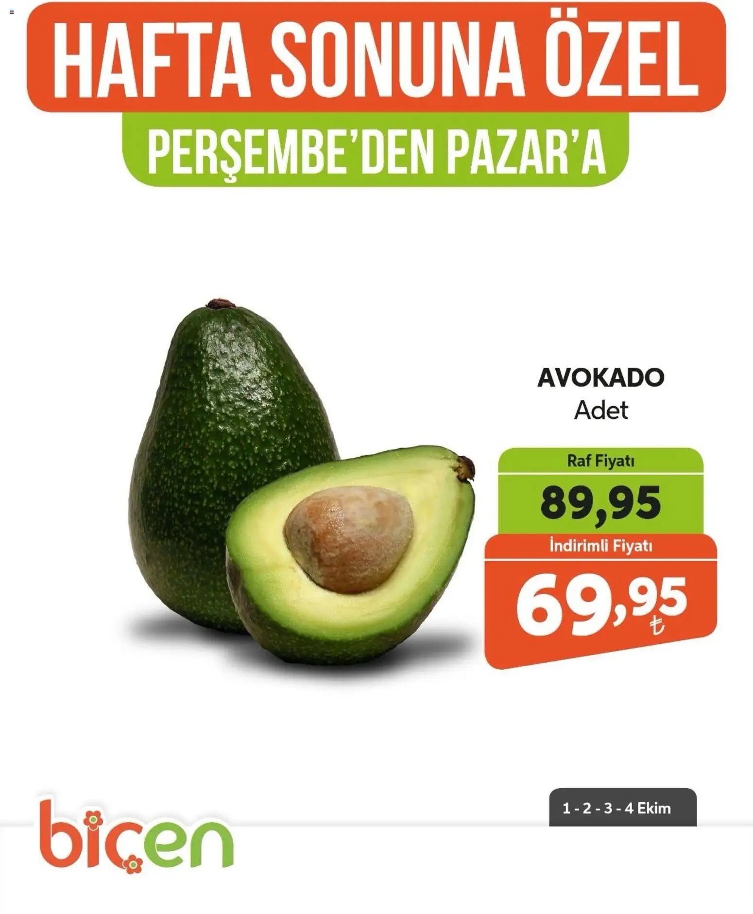 Biçen Market - Hafta Sonuna Özel - Meyve İndirimi