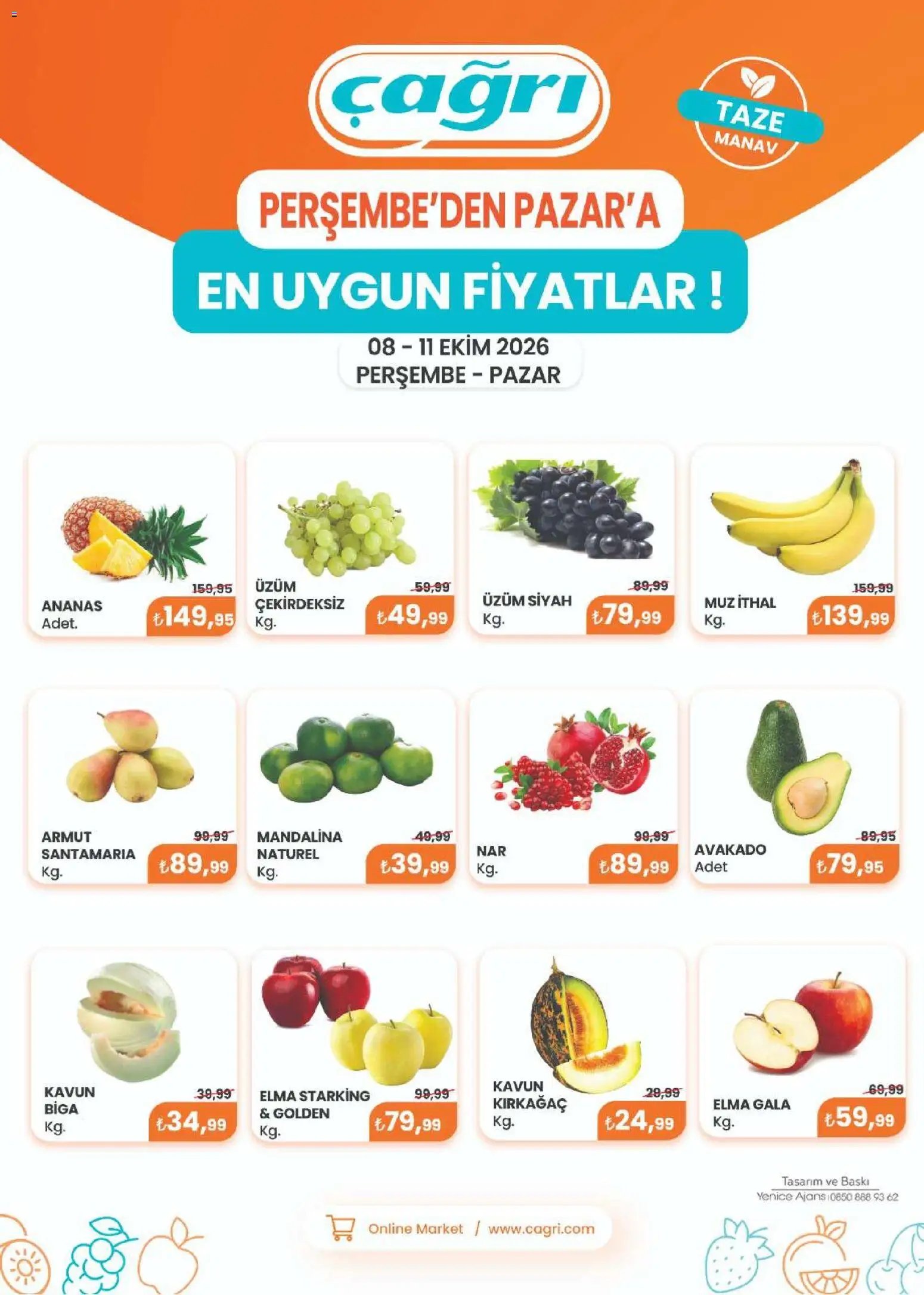 Çağrı Market - Manav Katalog