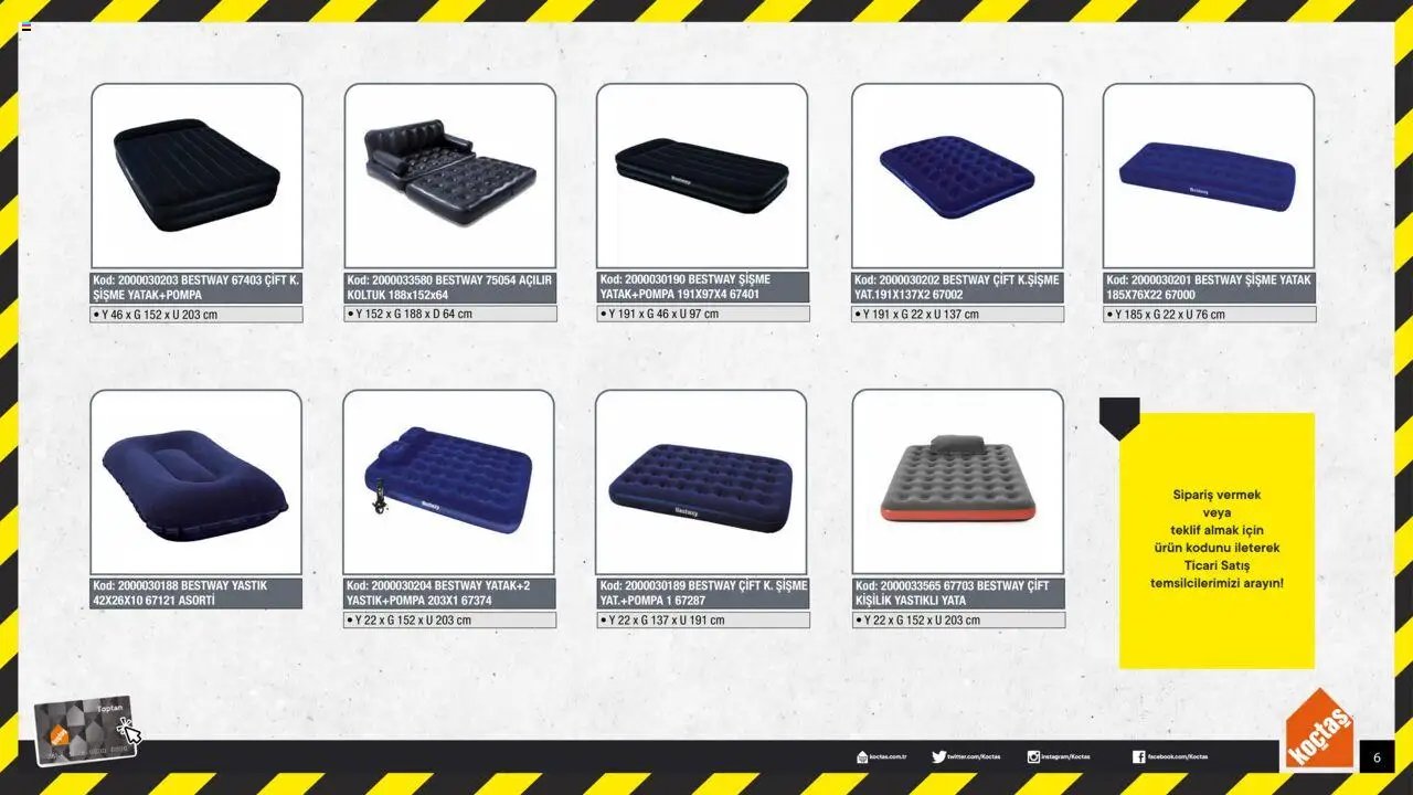 Koçtaş Kamp Ürünleri