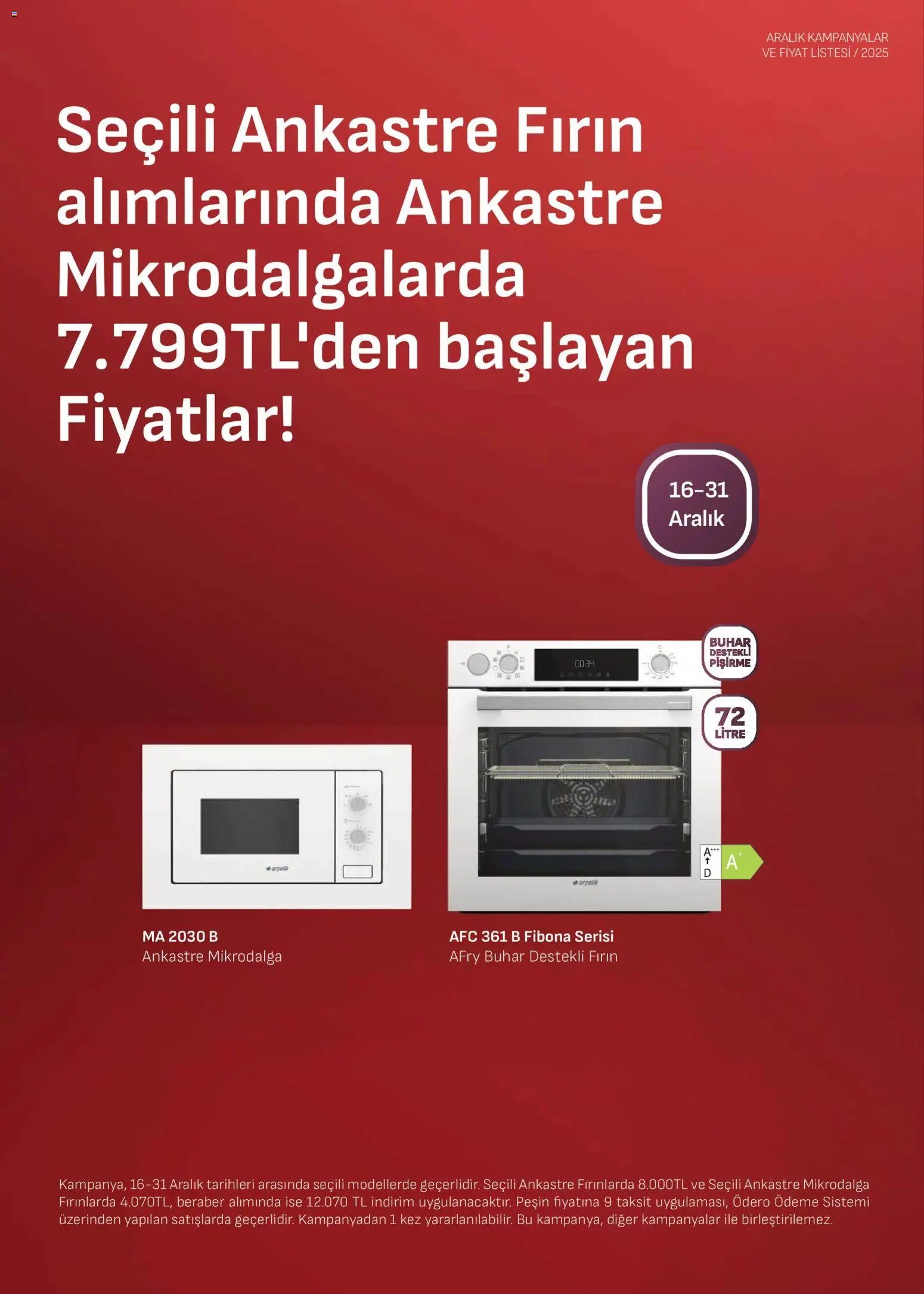 Arçelik Ankastre Kataloğu