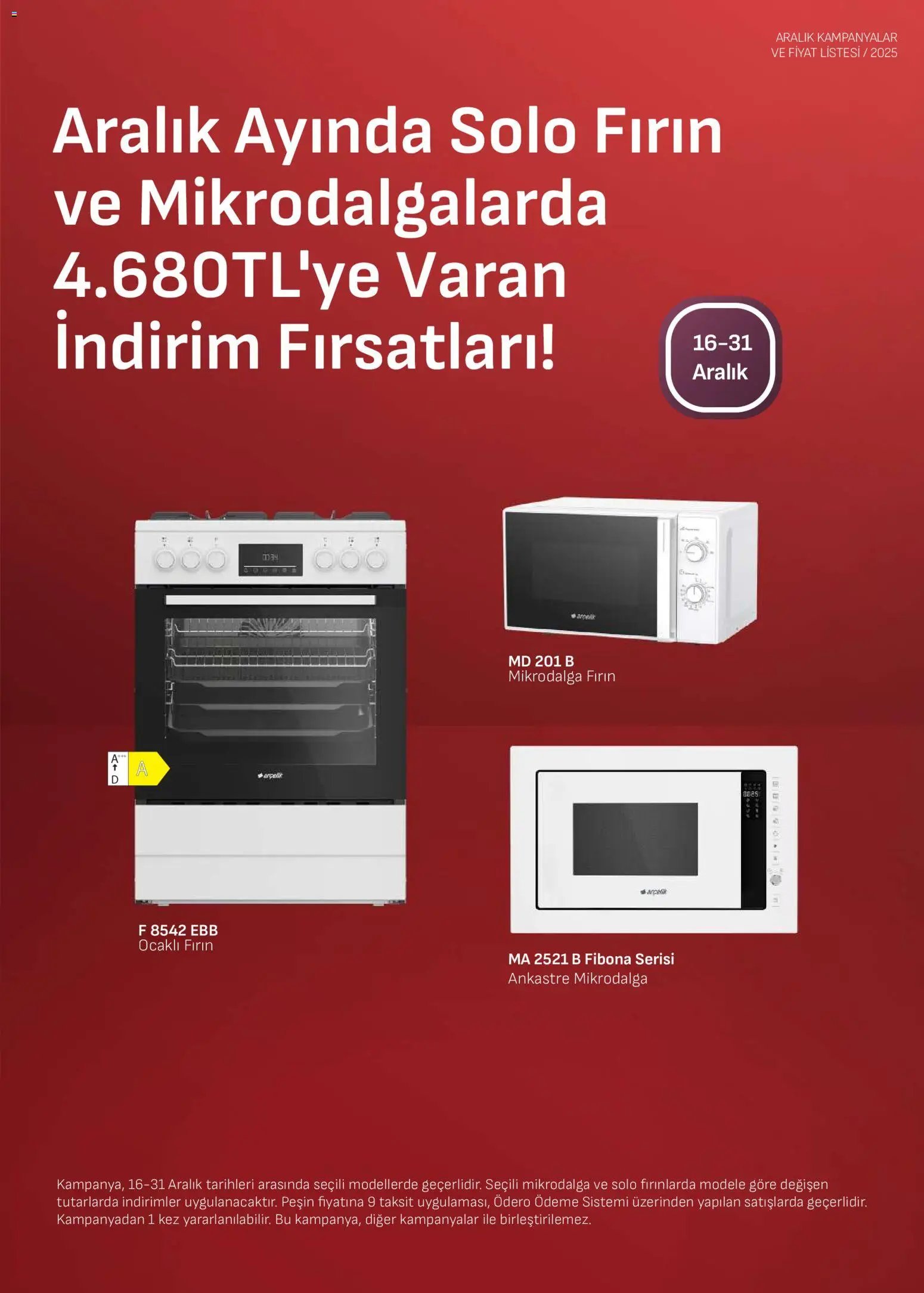 Arçelik Ankastre Kataloğu