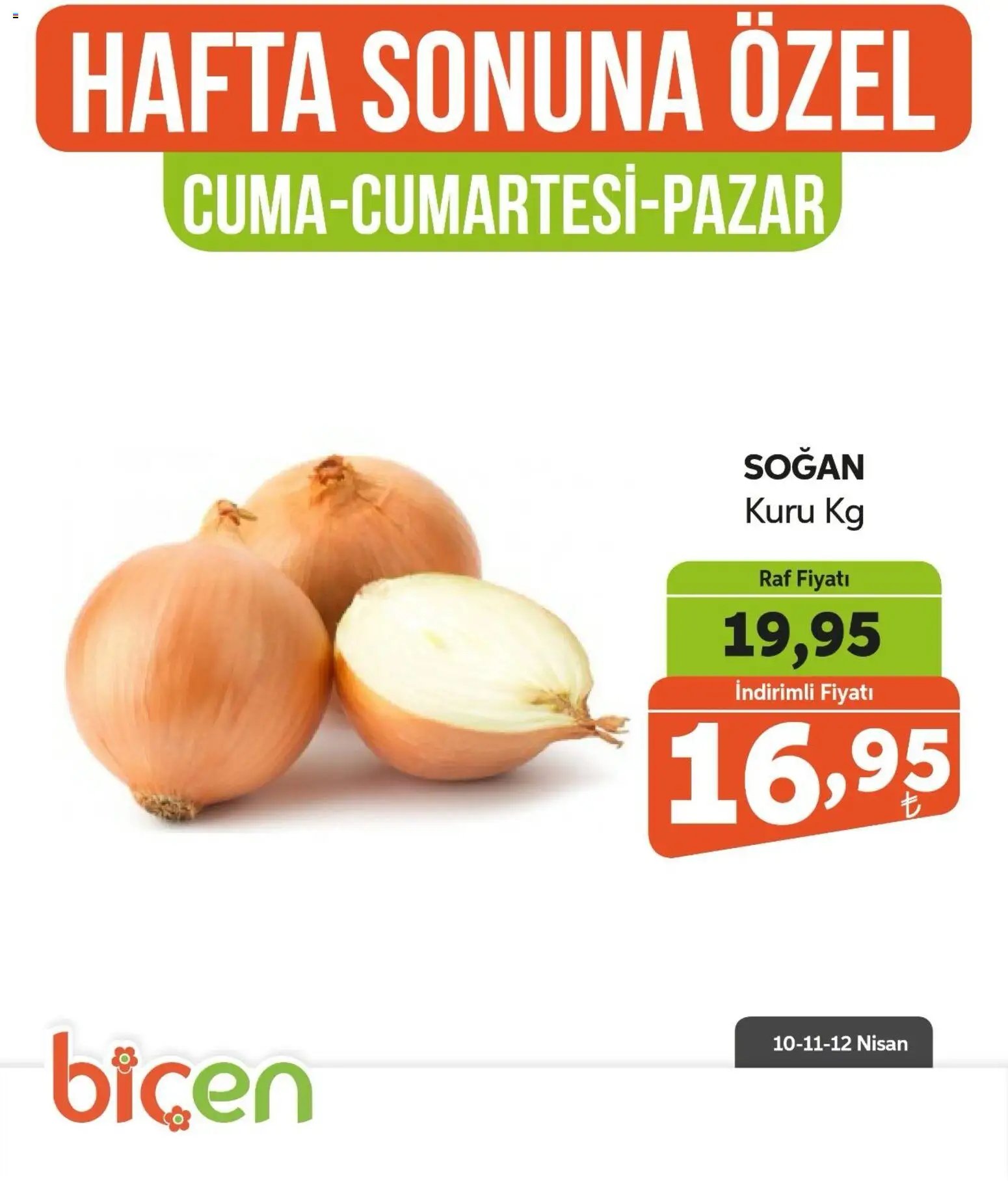 Biçen Market - Hafta Sonuna Özel