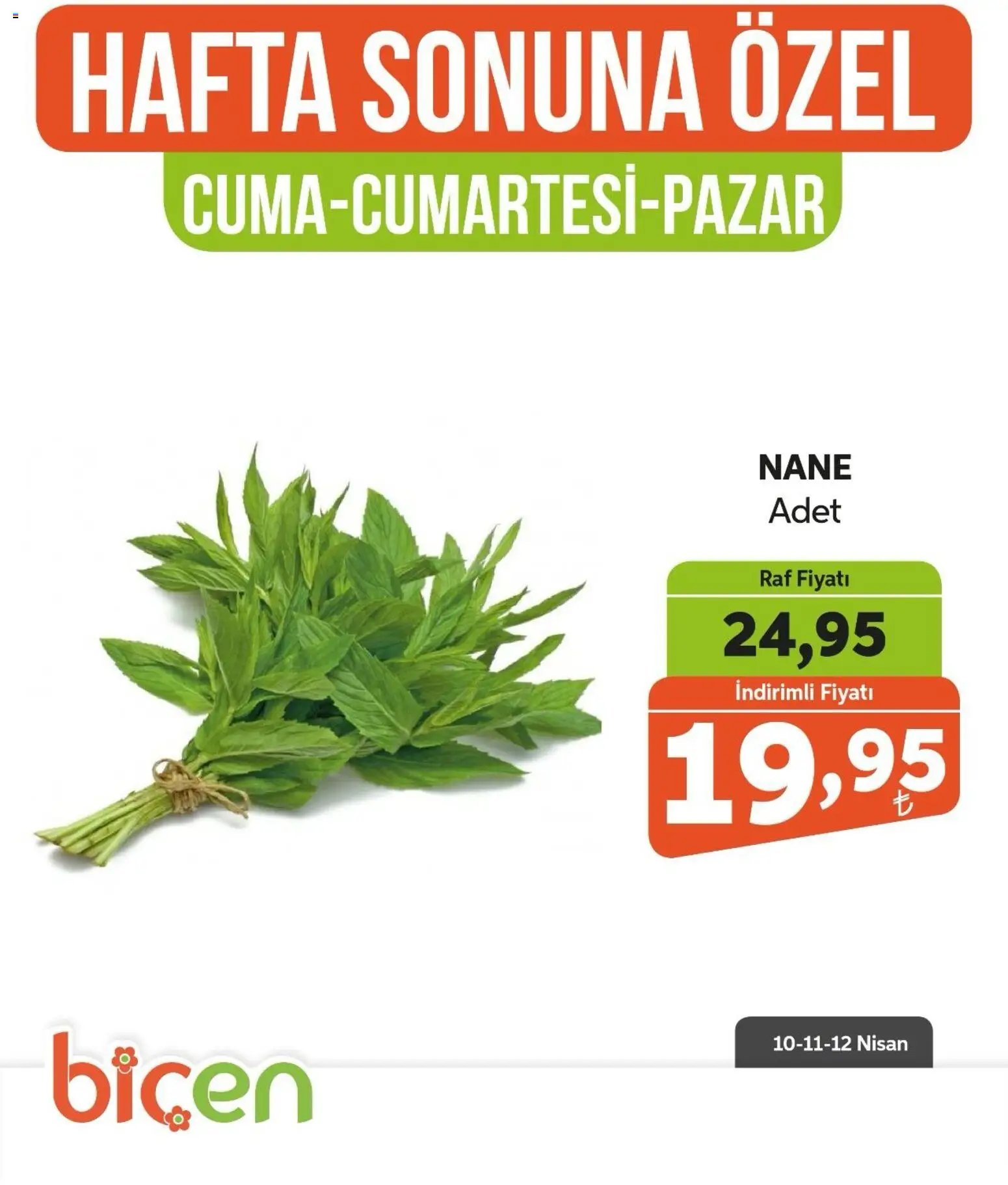 Biçen Market - Hafta Sonuna Özel