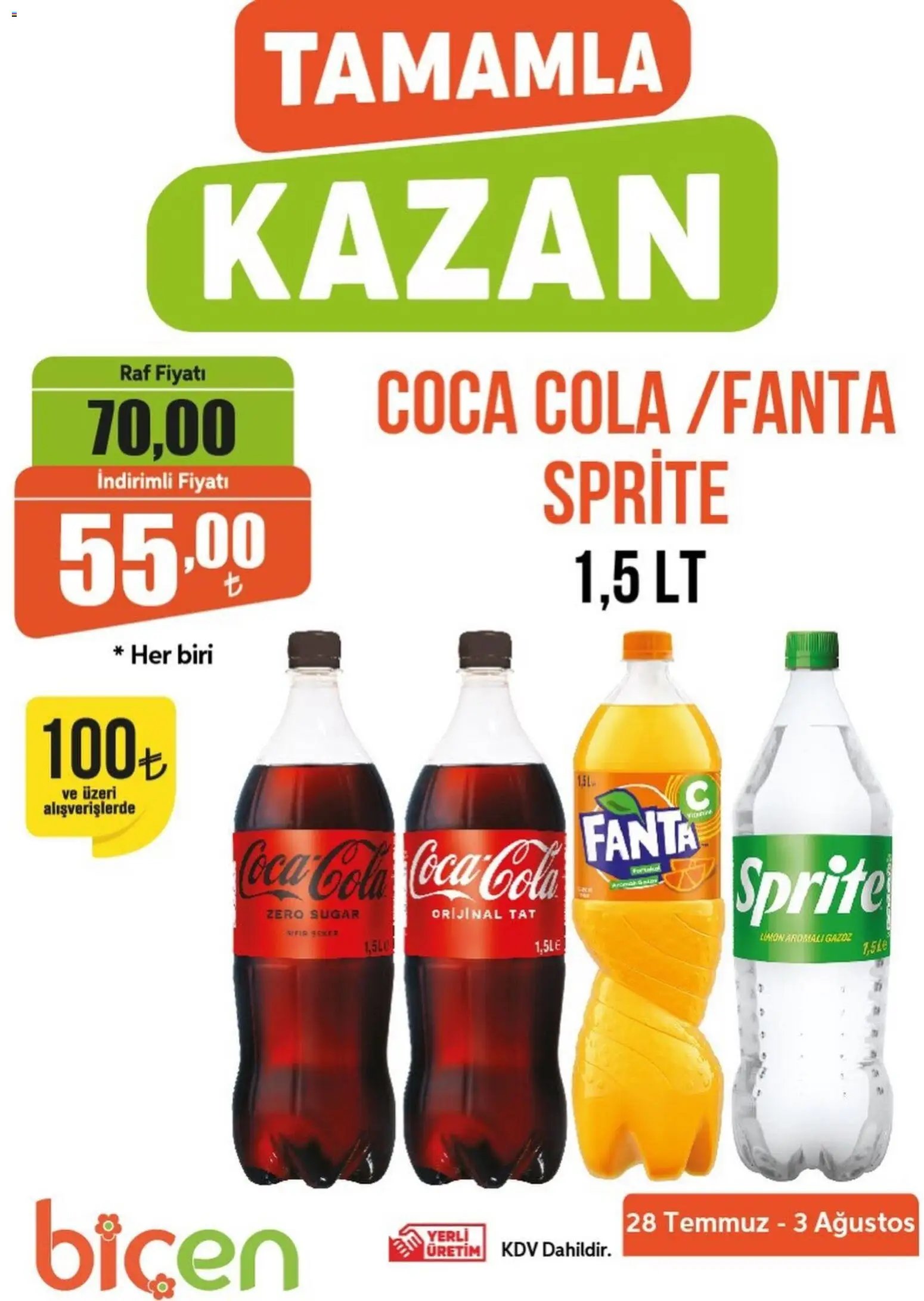 Biçen Market - Tamamla Kazan