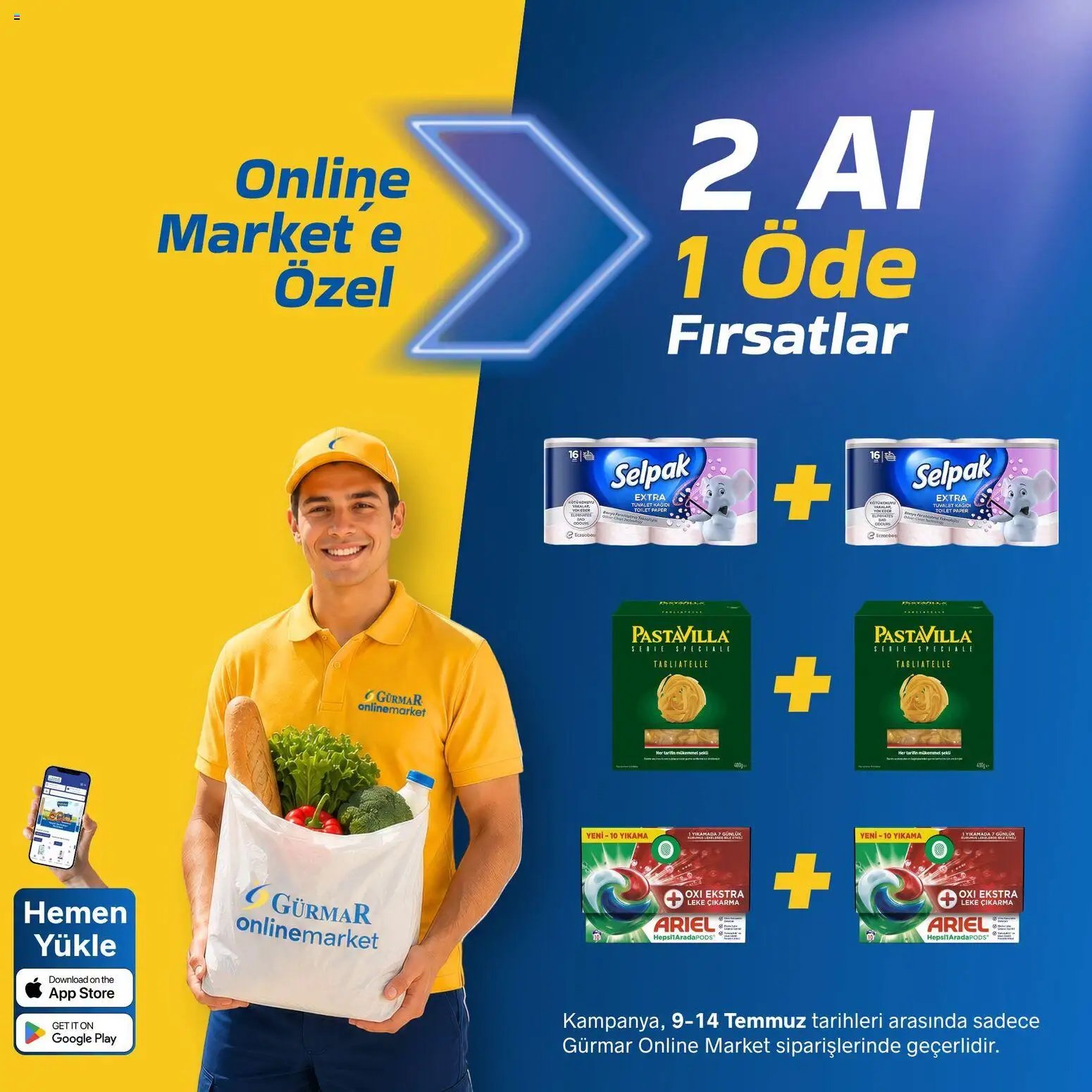Gürmar - 1 Alana 1 Bedava fırsatları