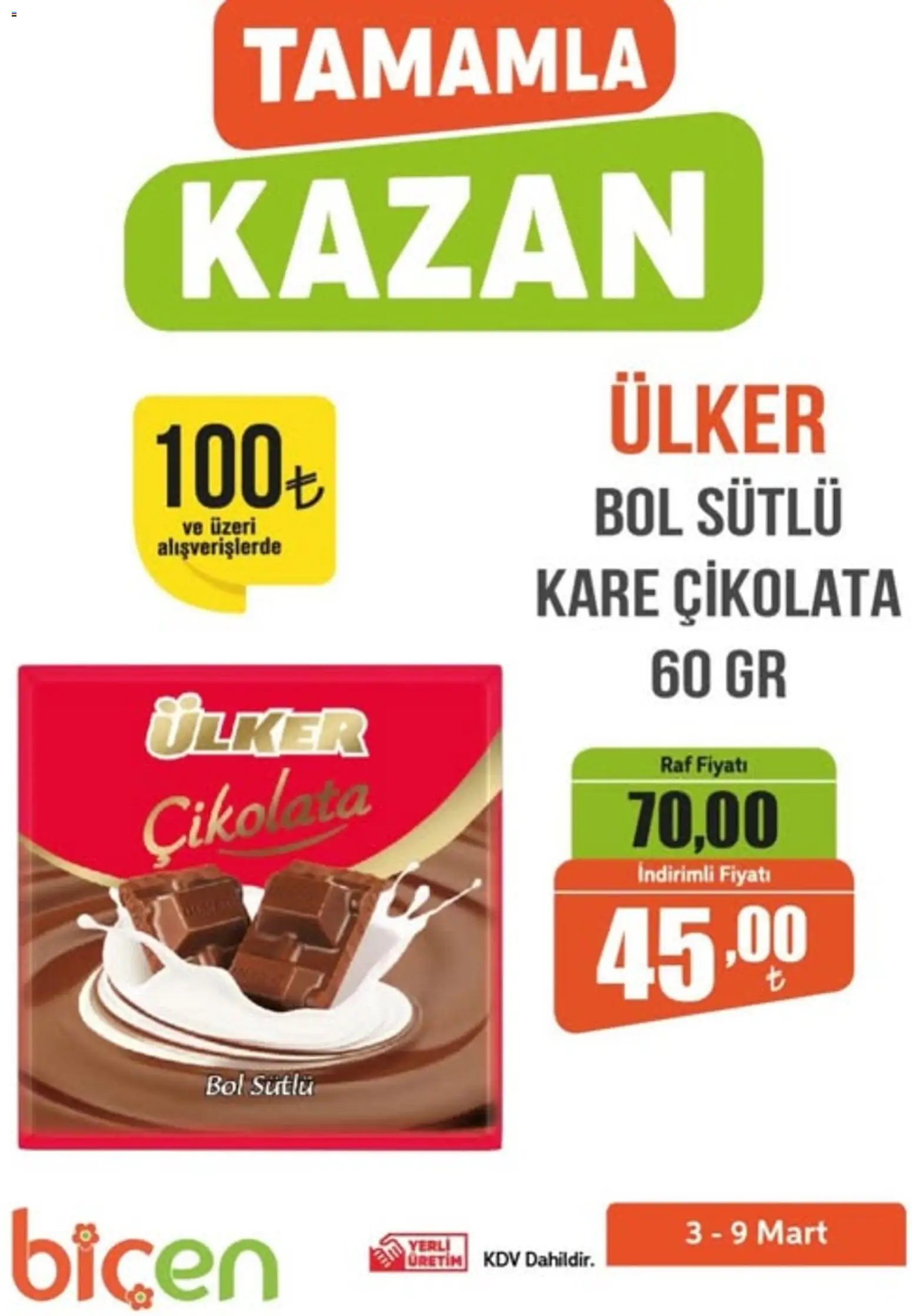 Biçen Market - Tamamla Kazan