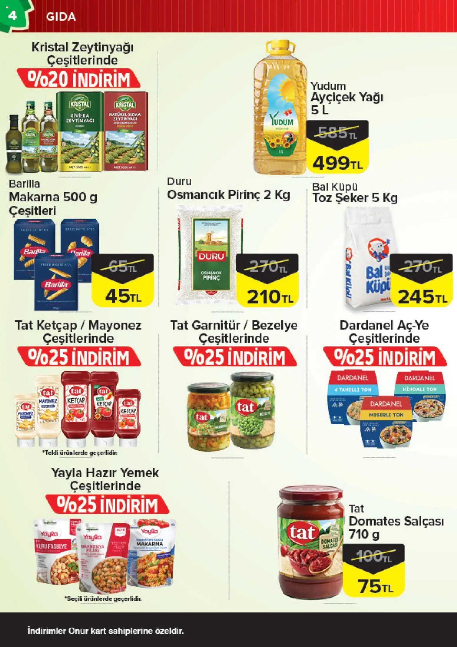 Onur Market Katalog Trakya