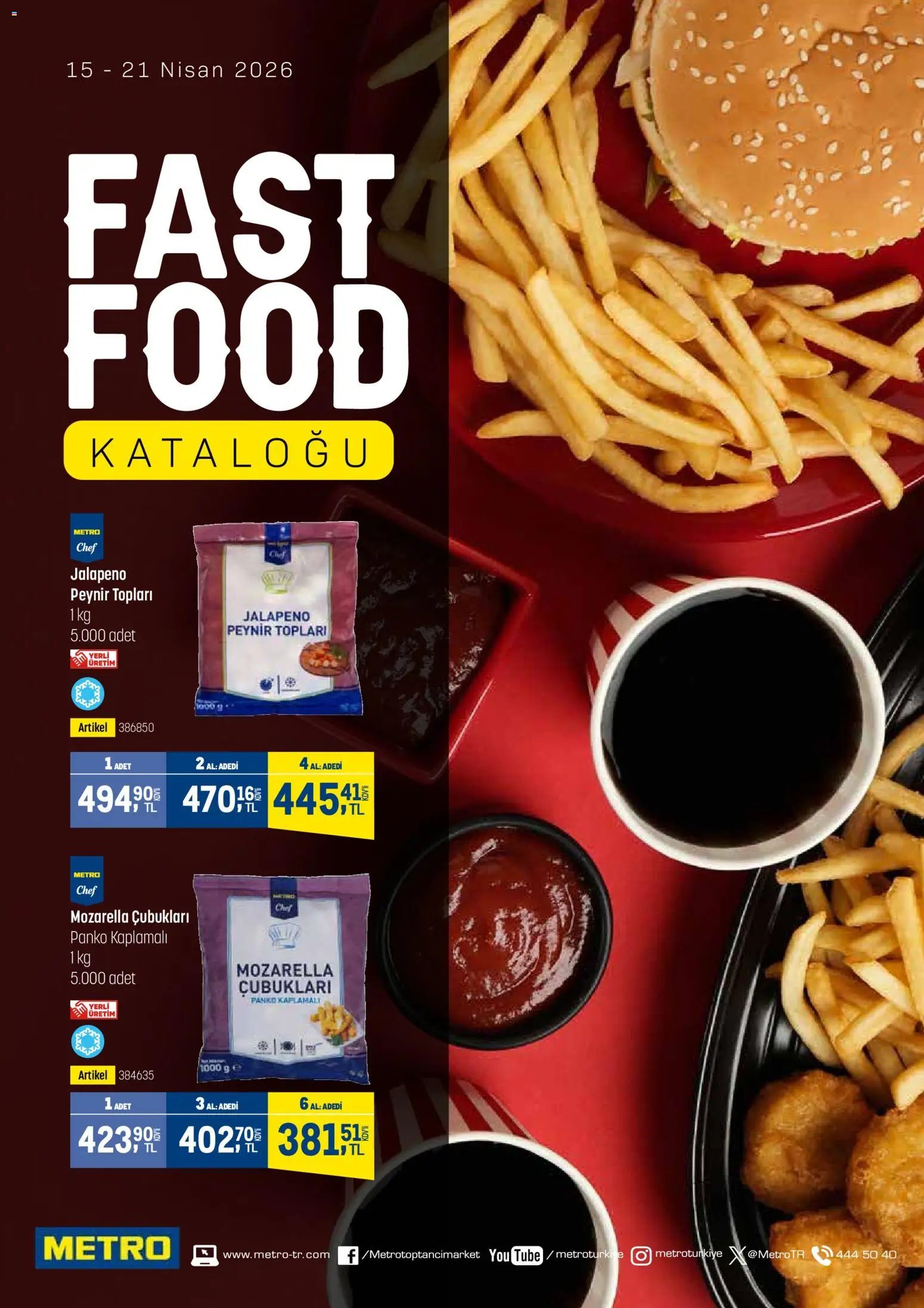 Metro - Fast Food Kataloğu