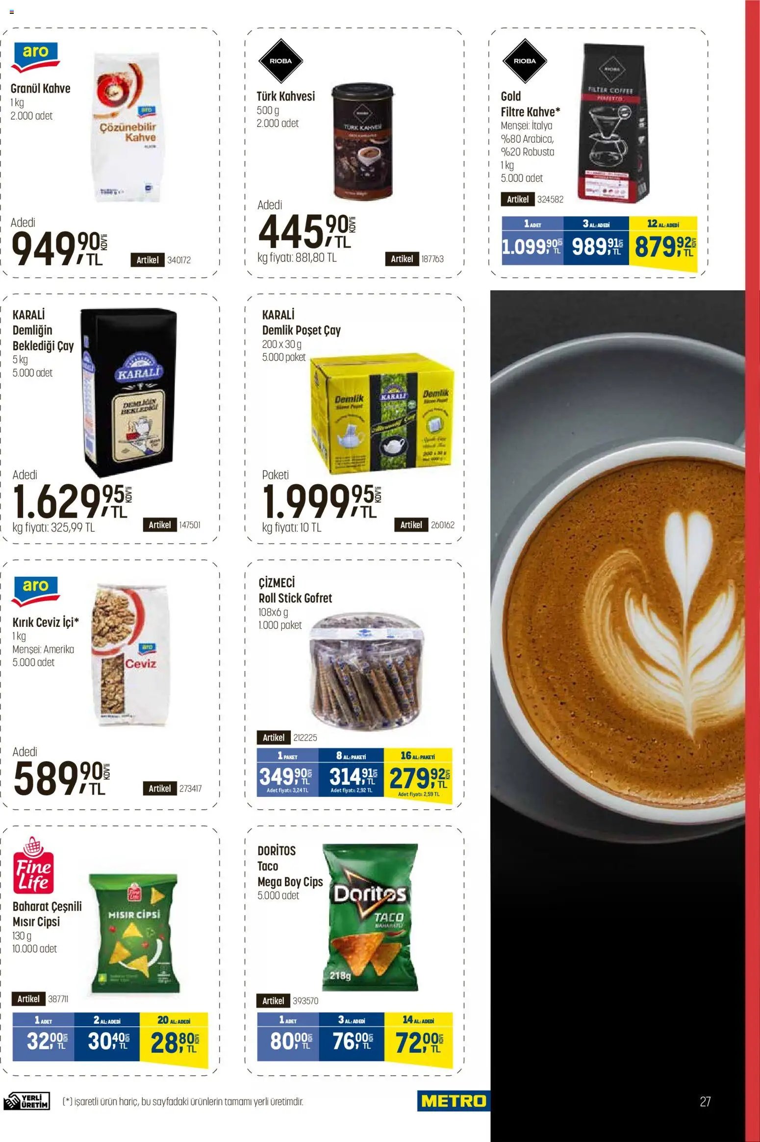 Metro - Fast Food Kataloğu