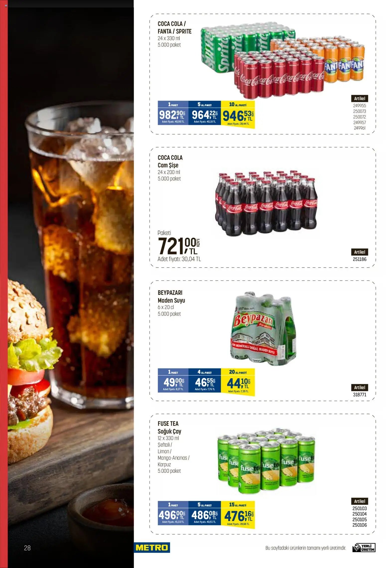 Metro - Fast Food Kataloğu