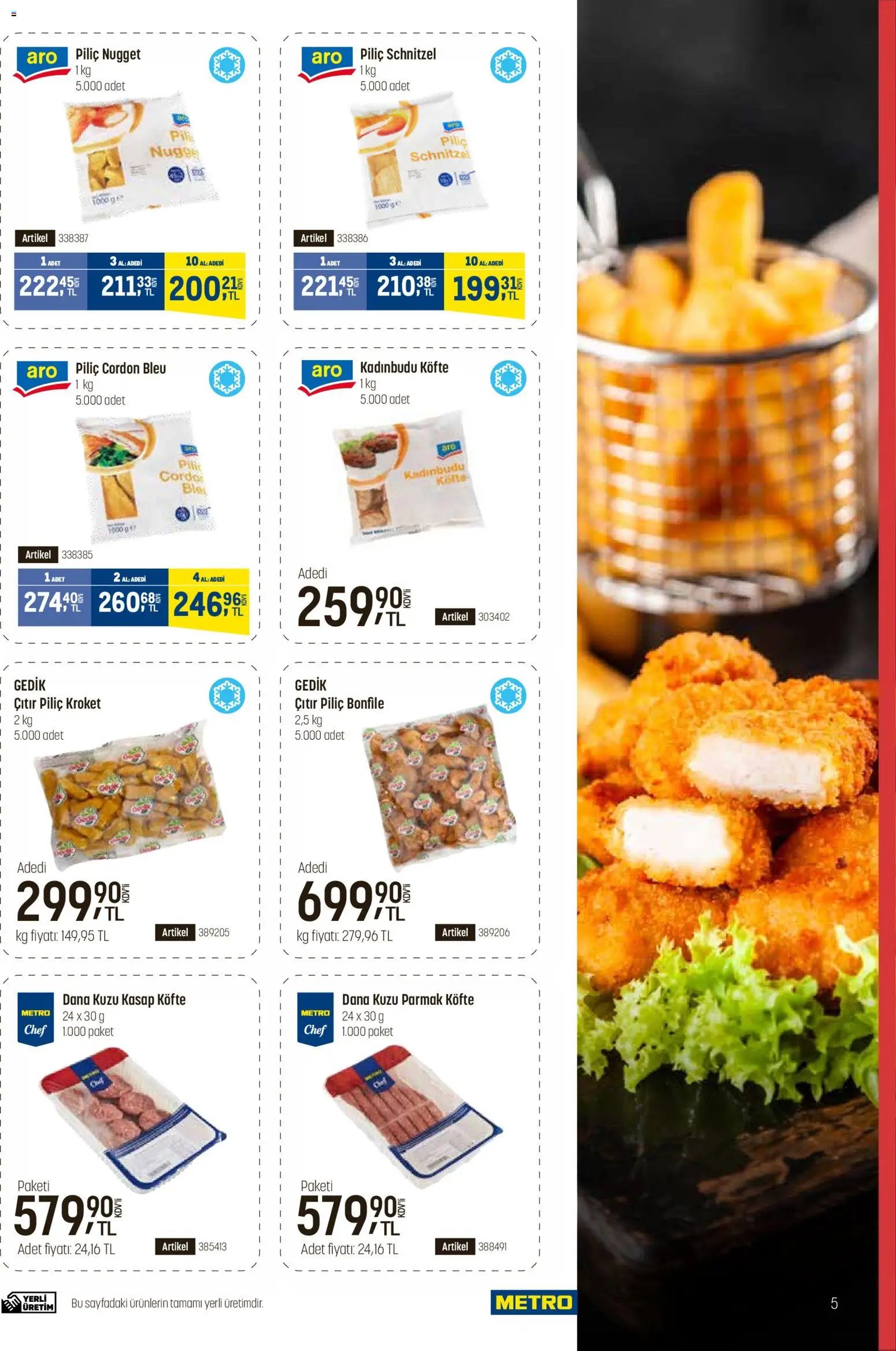 Metro - Fast Food Kataloğu