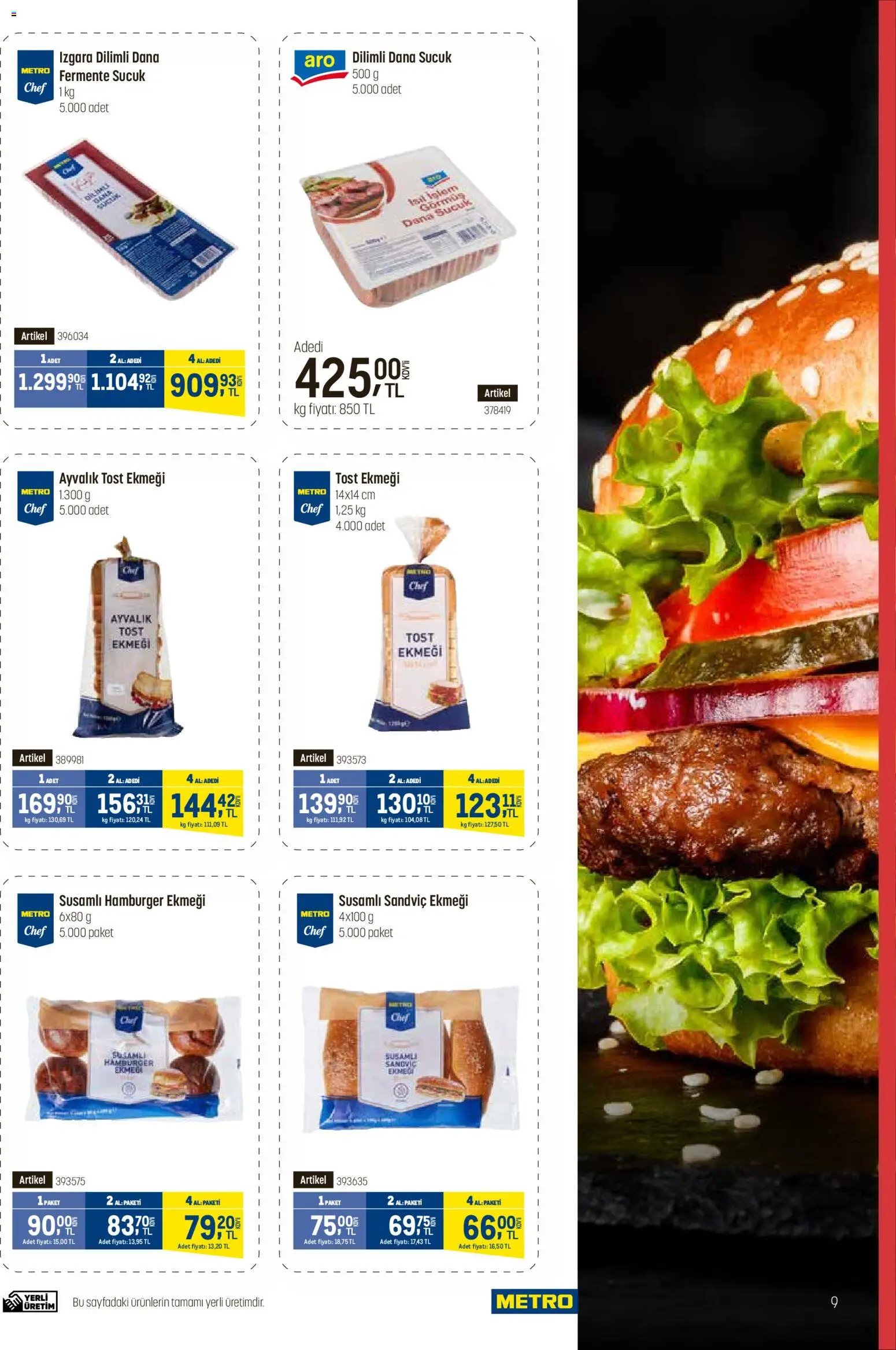 Metro - Fast Food Kataloğu