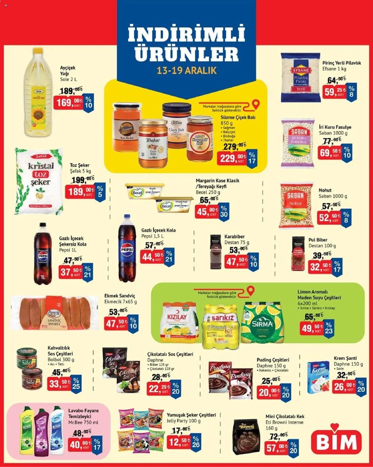 BİM İndirimli Ürünler