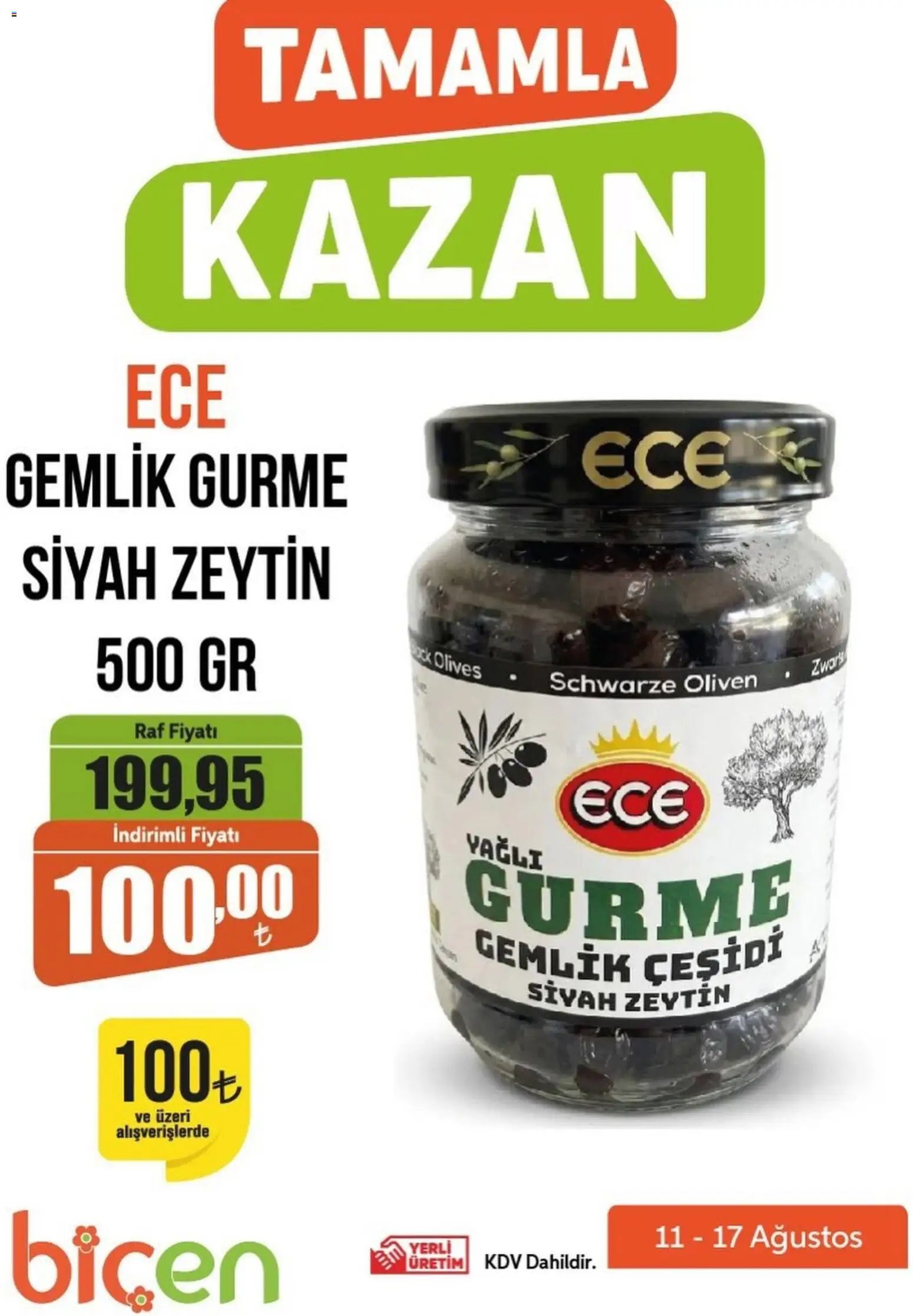 Biçen Market - Tamamla Kazan