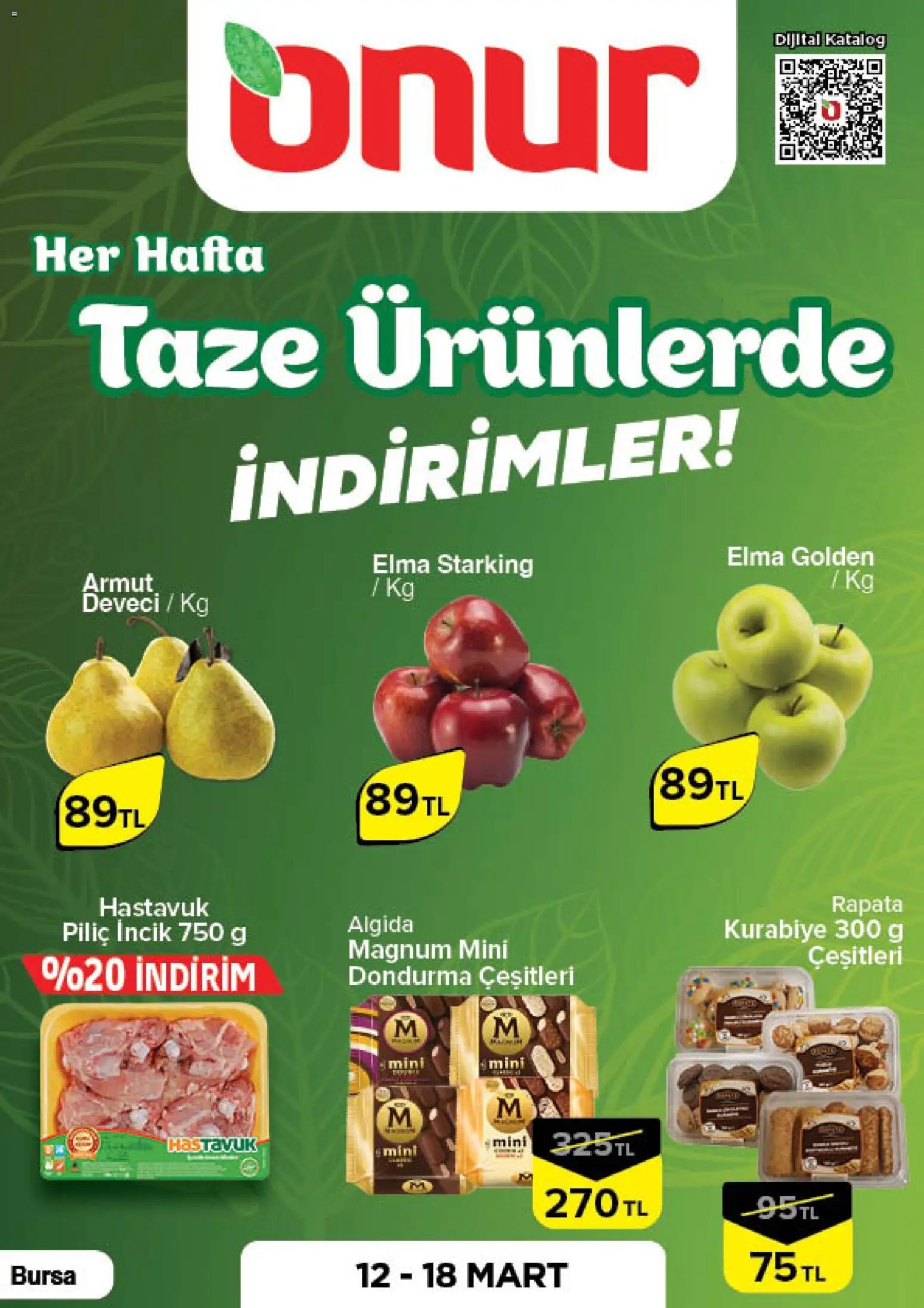Onur Market - Taze Ürünlerde İndirimler - Bursa