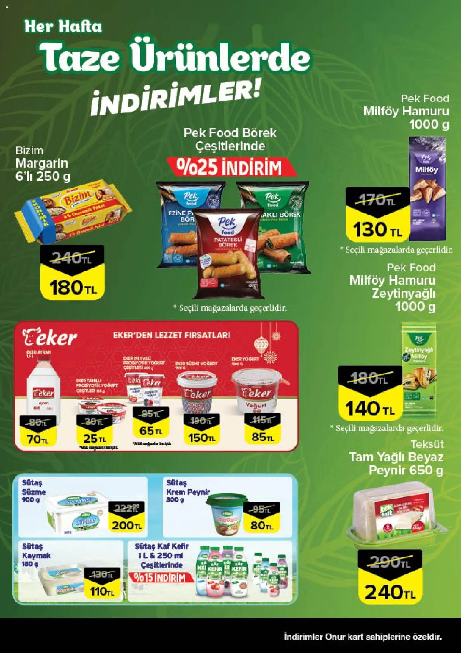 Onur Market - Taze Ürünlerde İndirimler - Bursa