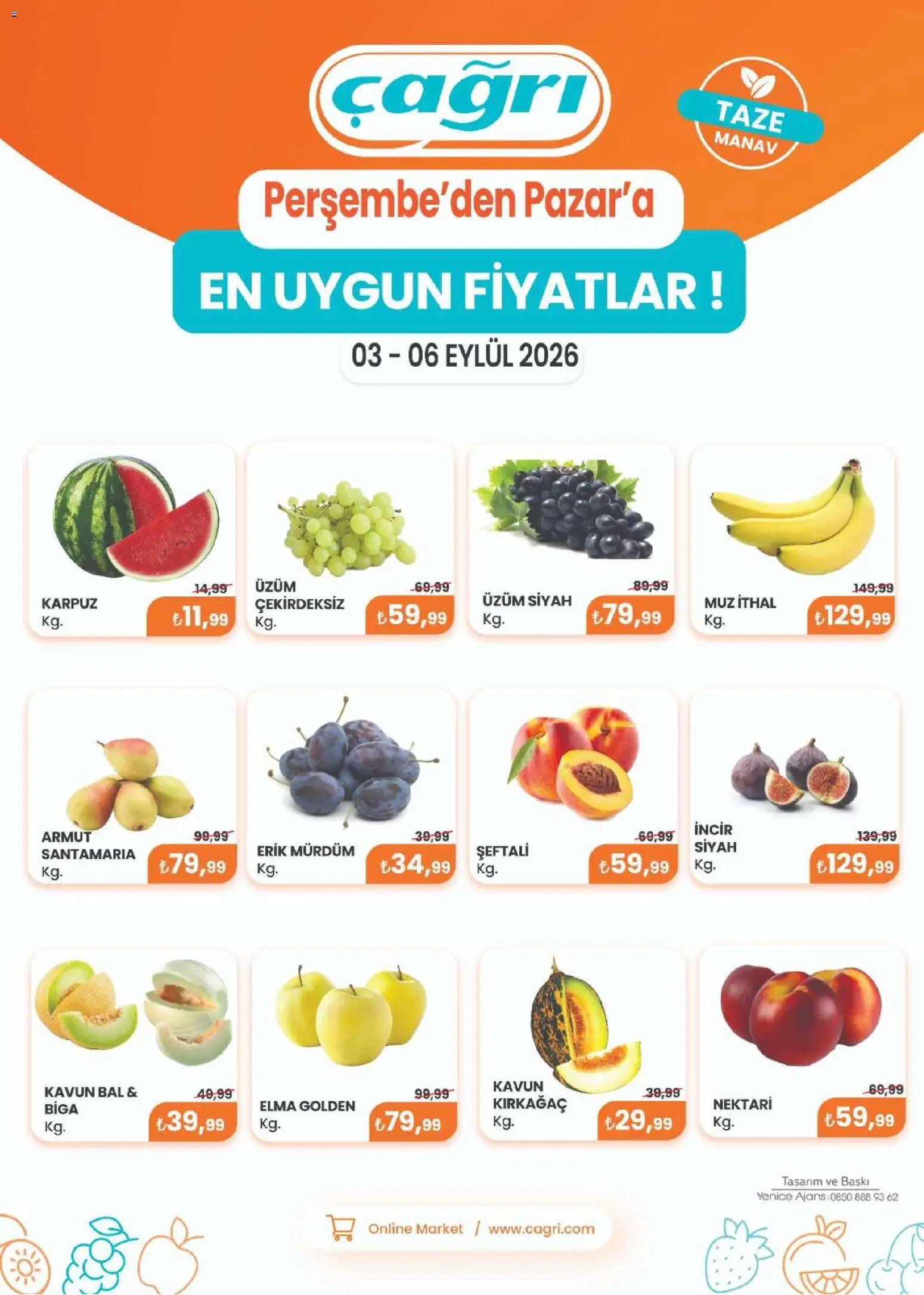 Çağrı Market - Manav Katalog