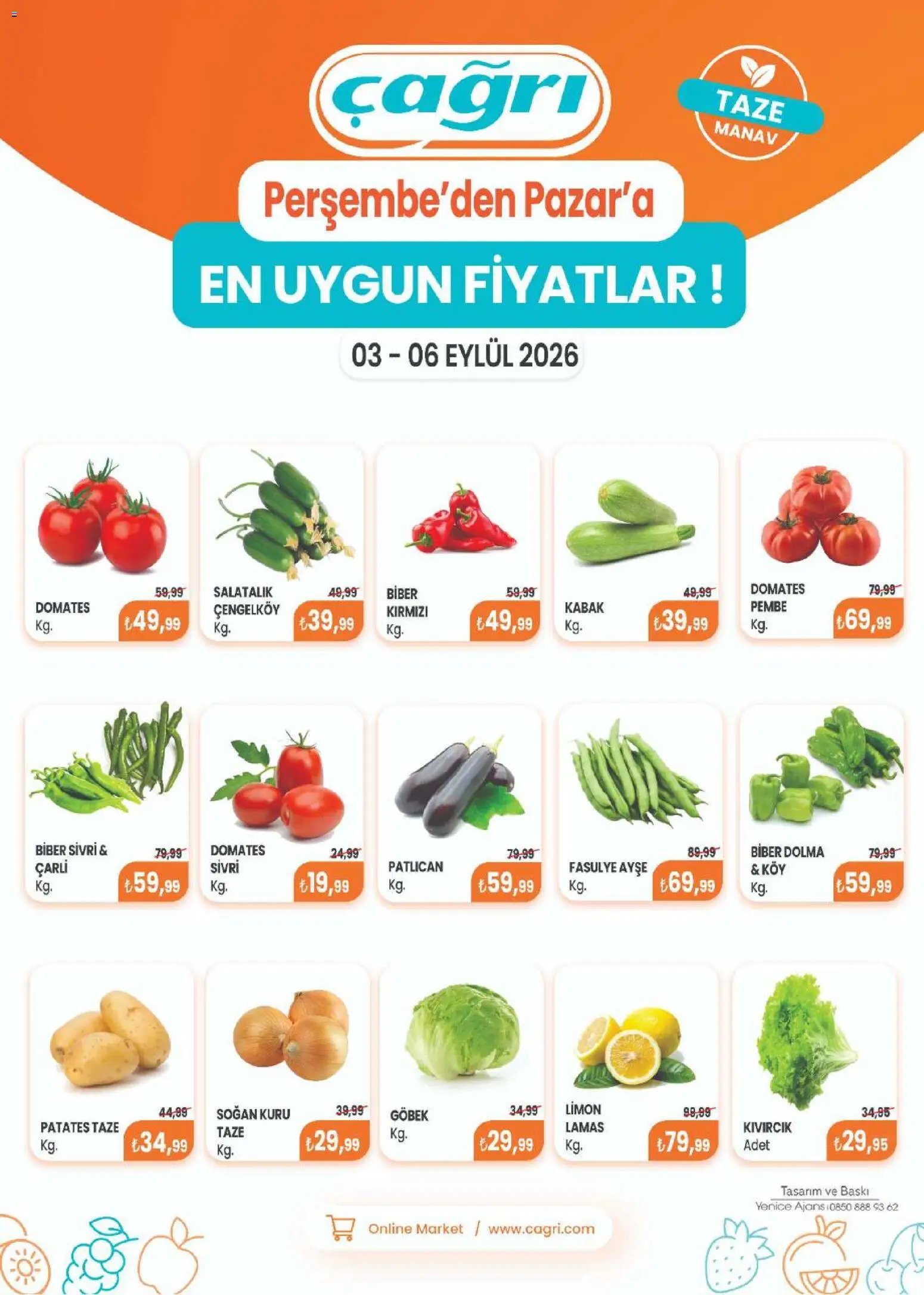 Çağrı Market - Manav Katalog